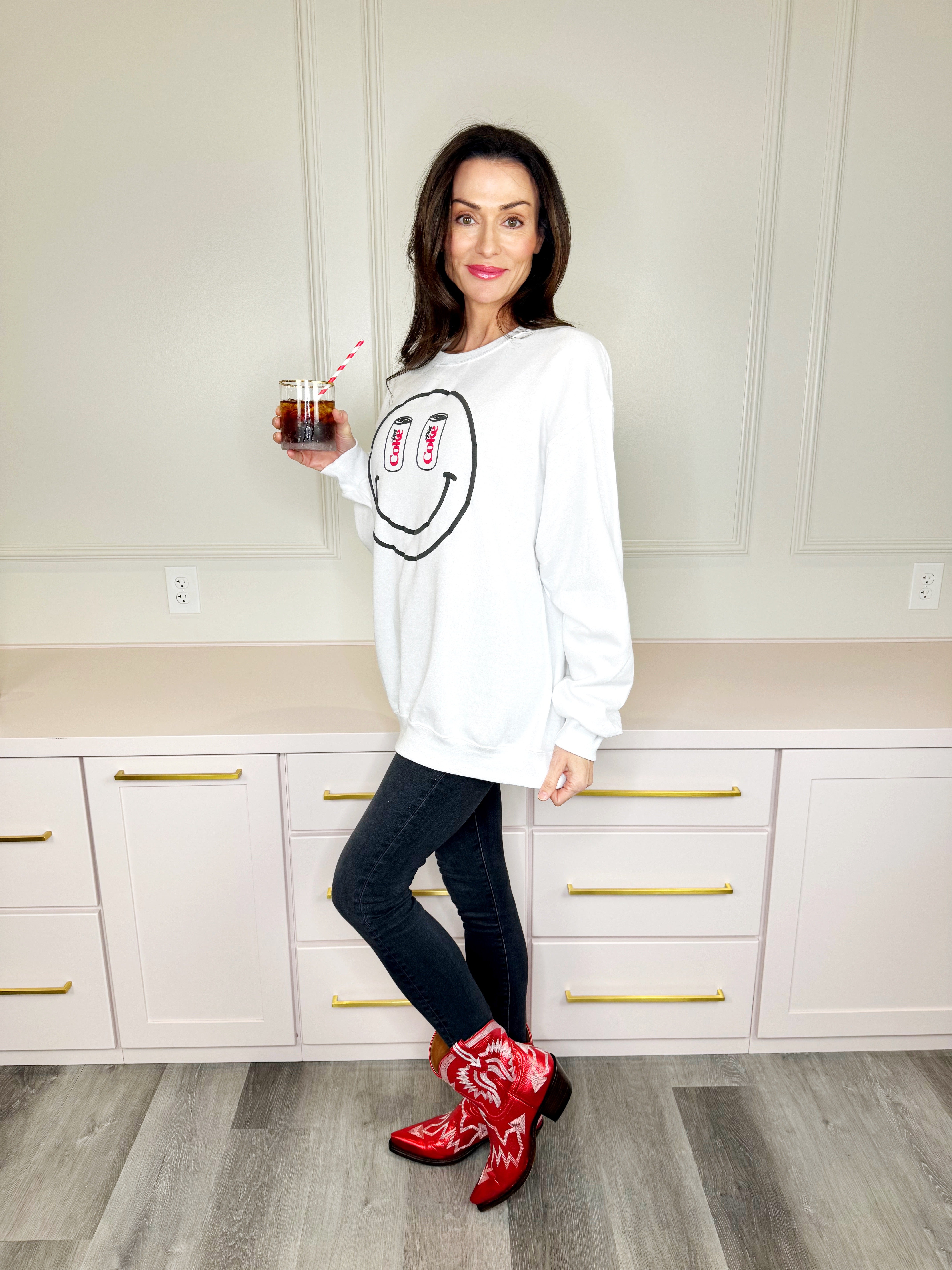 Puff Smiley Diet Coke Sweatshirt