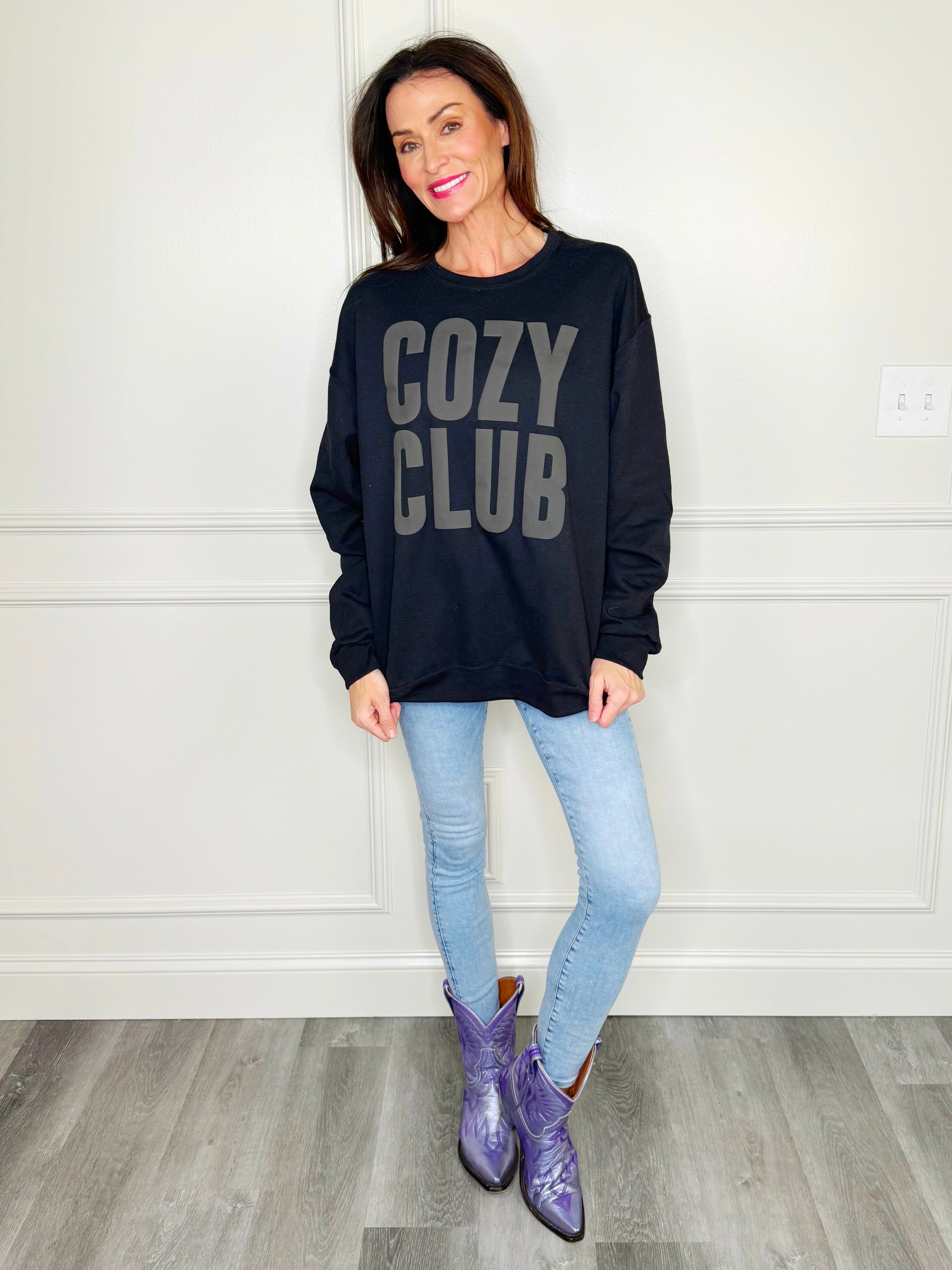 Cozy Club Puff Sweatshirt