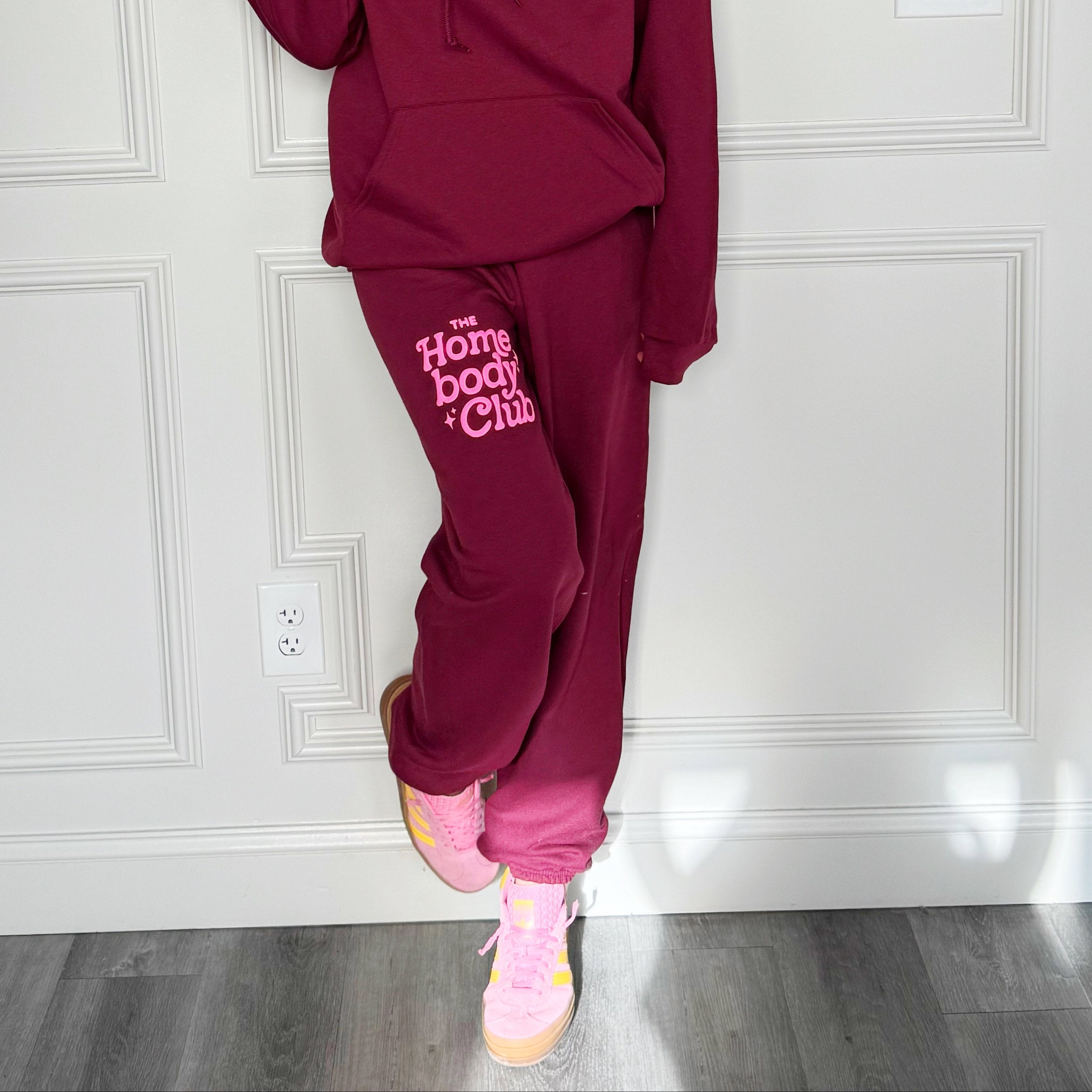 Puff Homebody Club Maroon Sweatpant