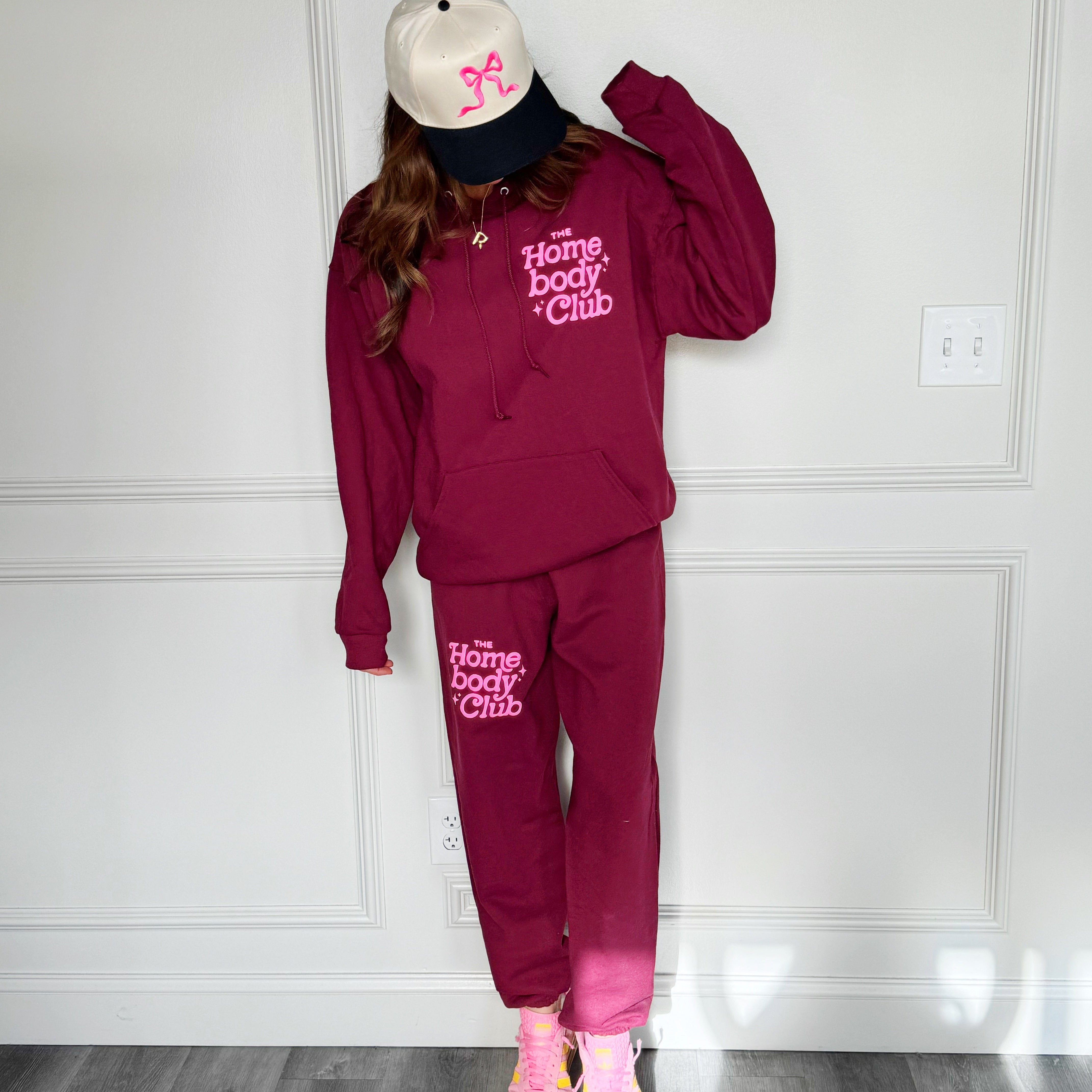 Puff Homebody Club Maroon Sweatpant