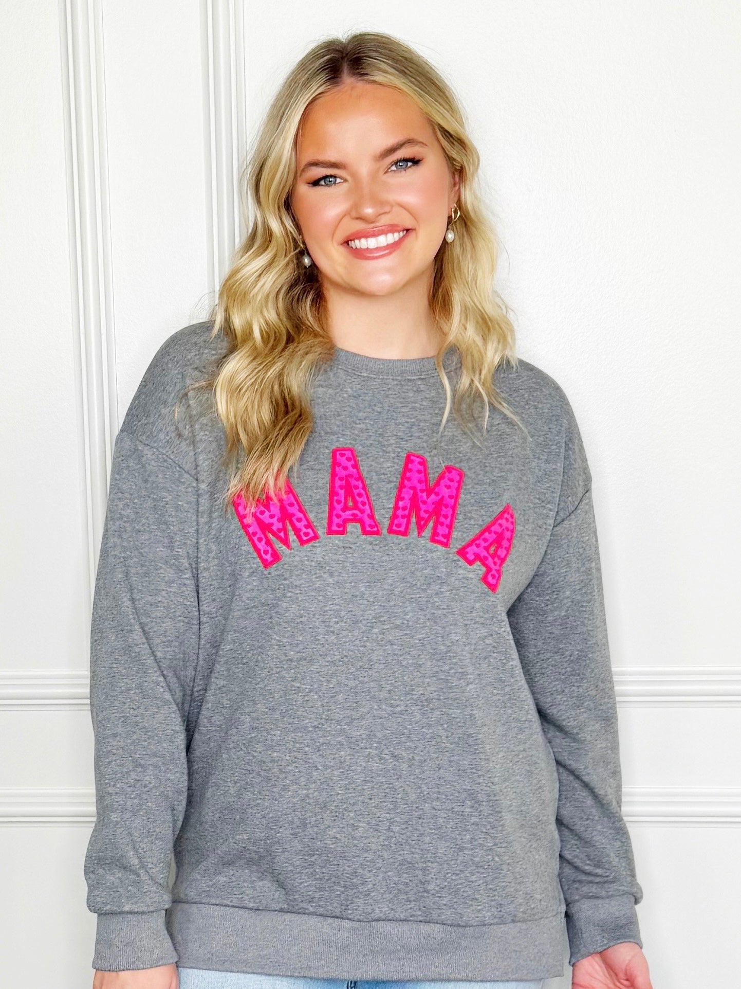 Puff Mama with hearts P&P Sweatshirt