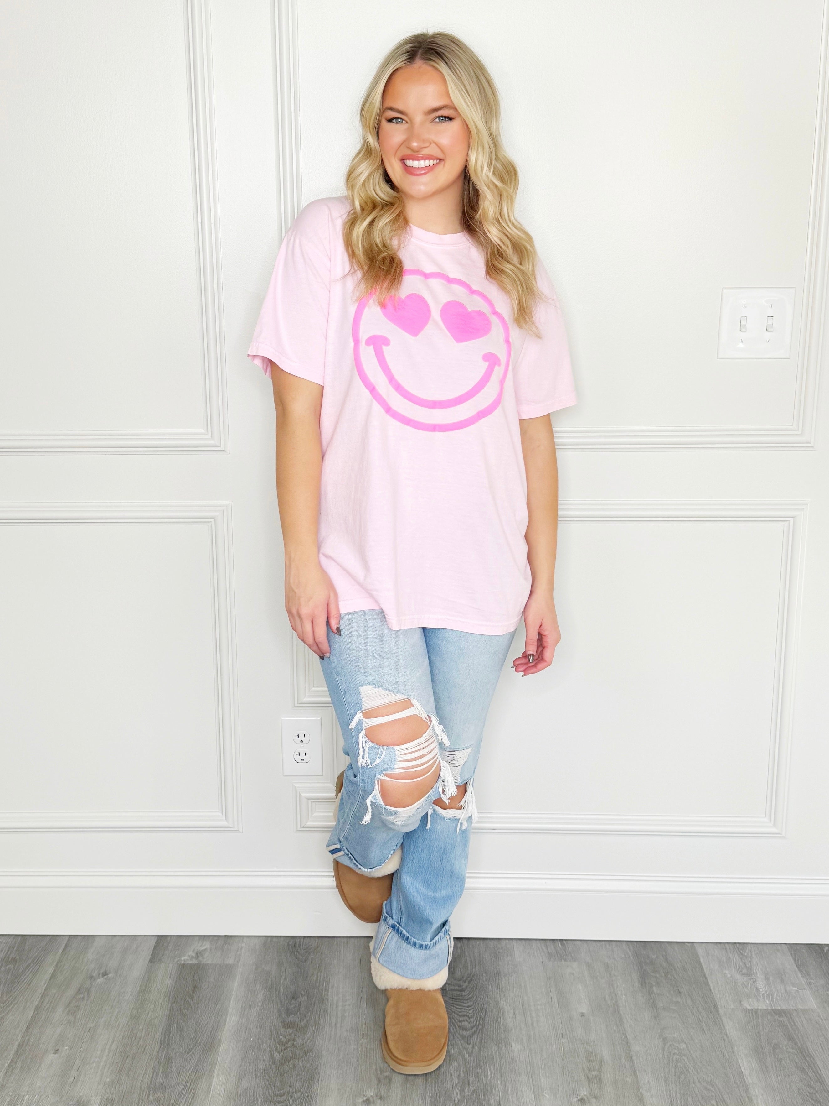 Puff Smiley Love Tee