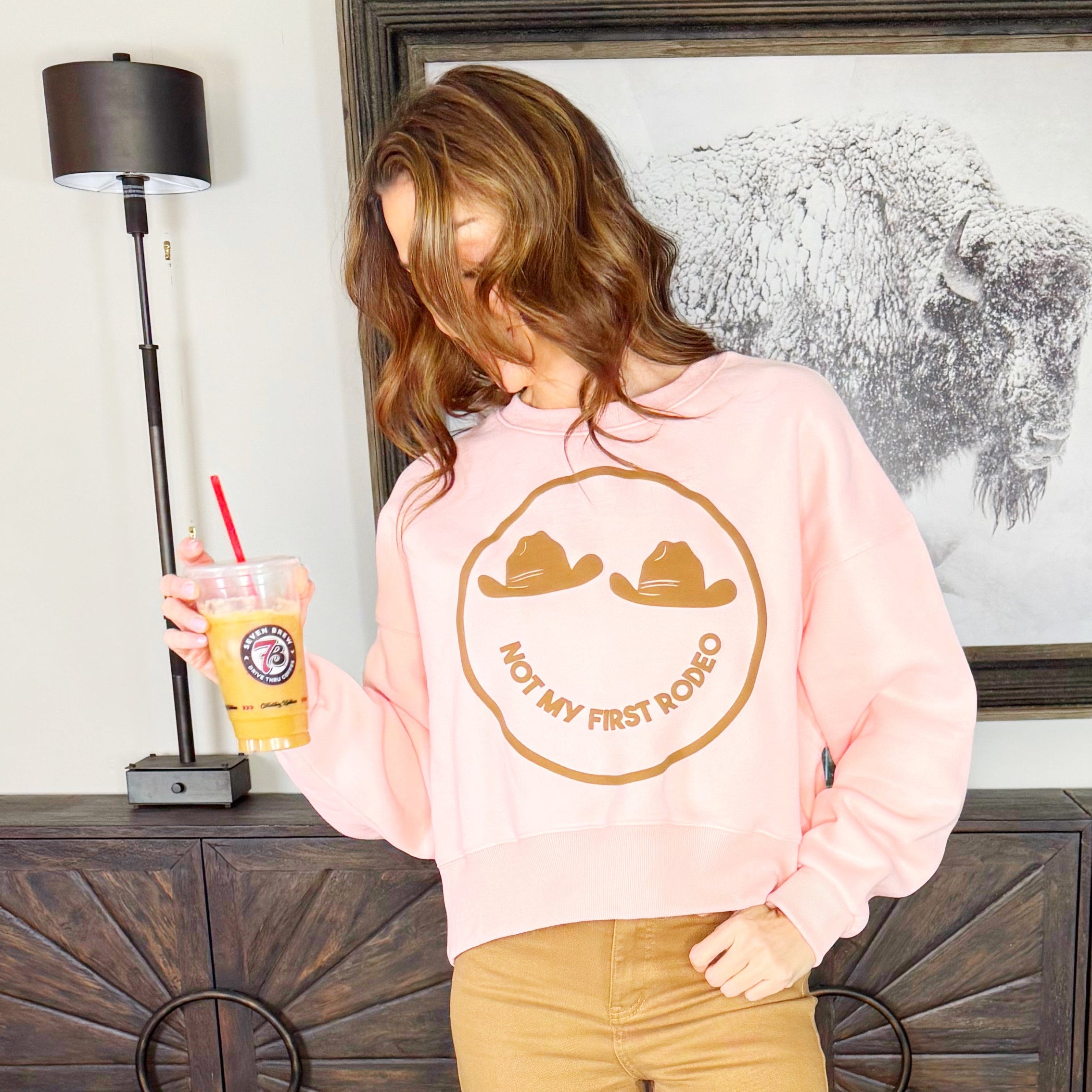 Puff Rodeo Smiley Sweatshirt