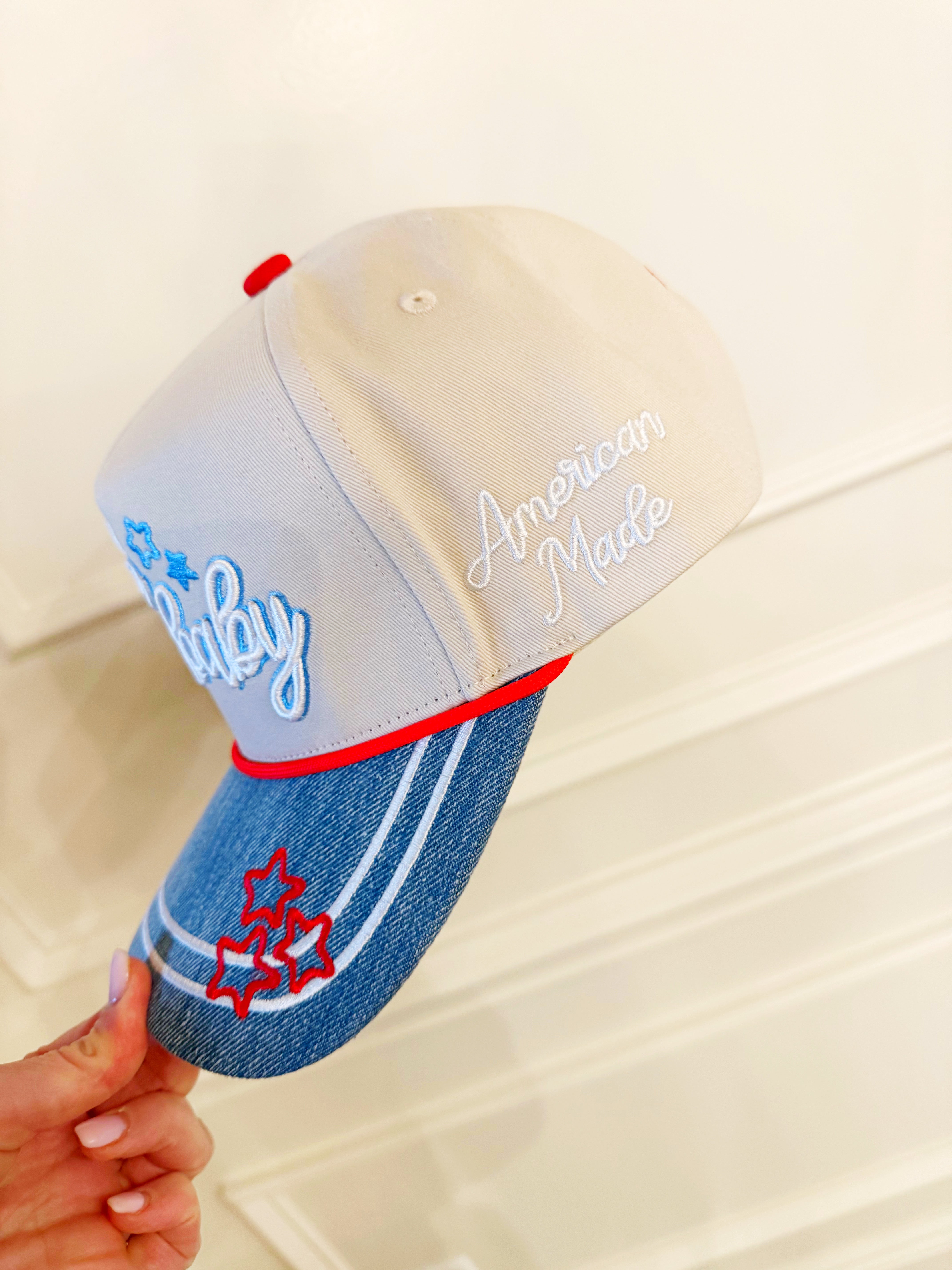 Blue Jean Baby Hat