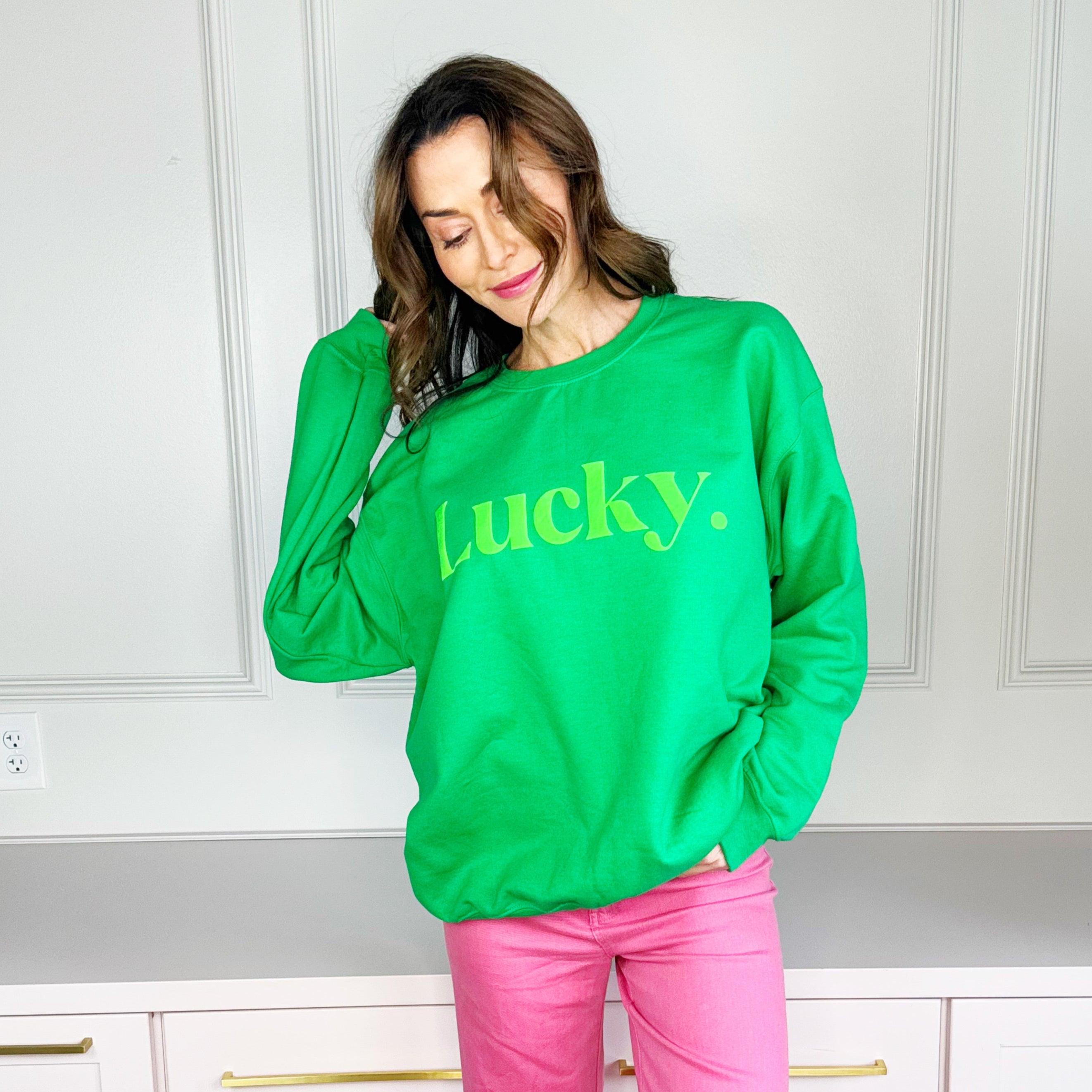 lucky. Puff Sweatshirt