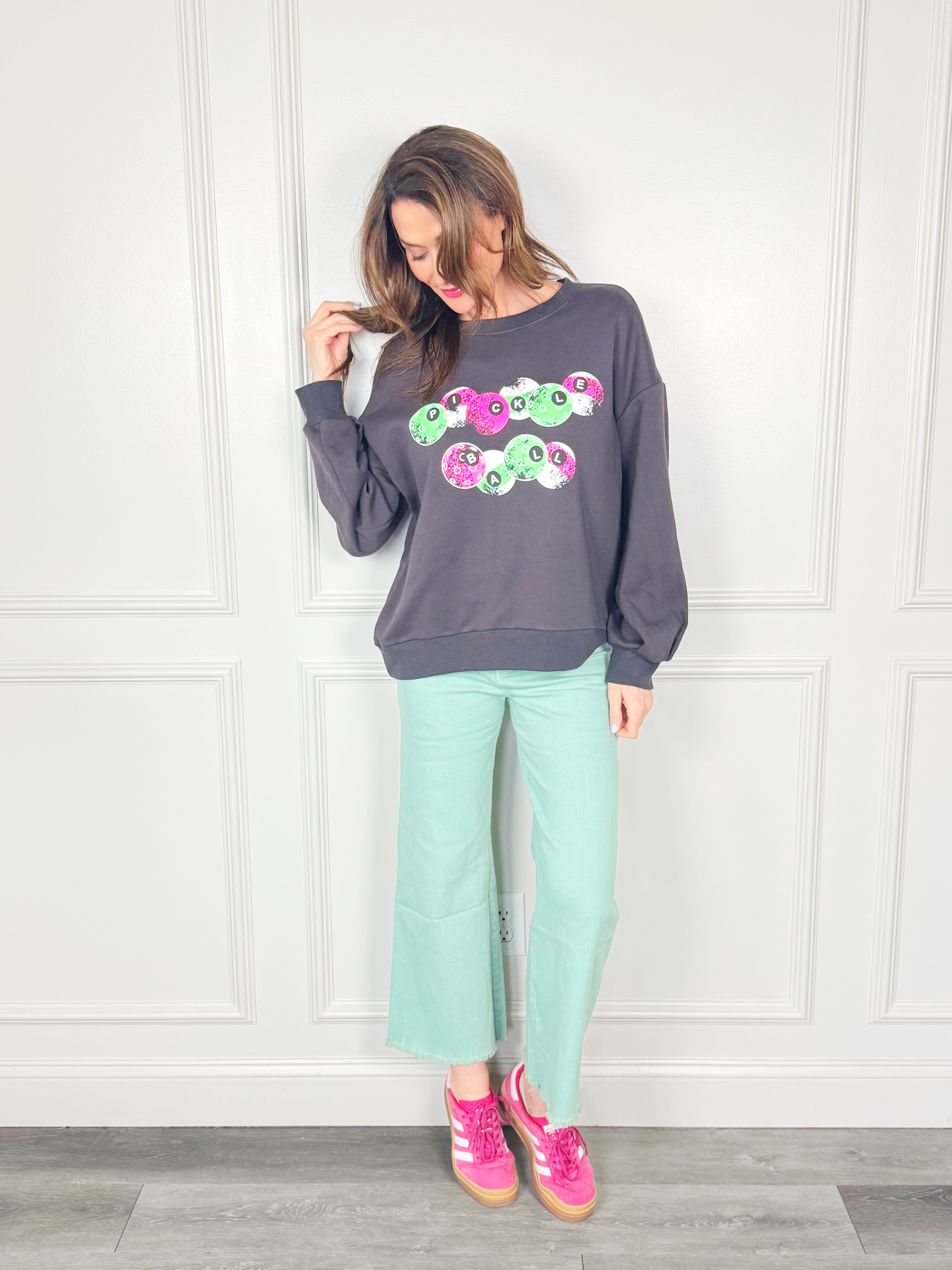 Pickleball Billiard Poppy & Pine Sweatshirt