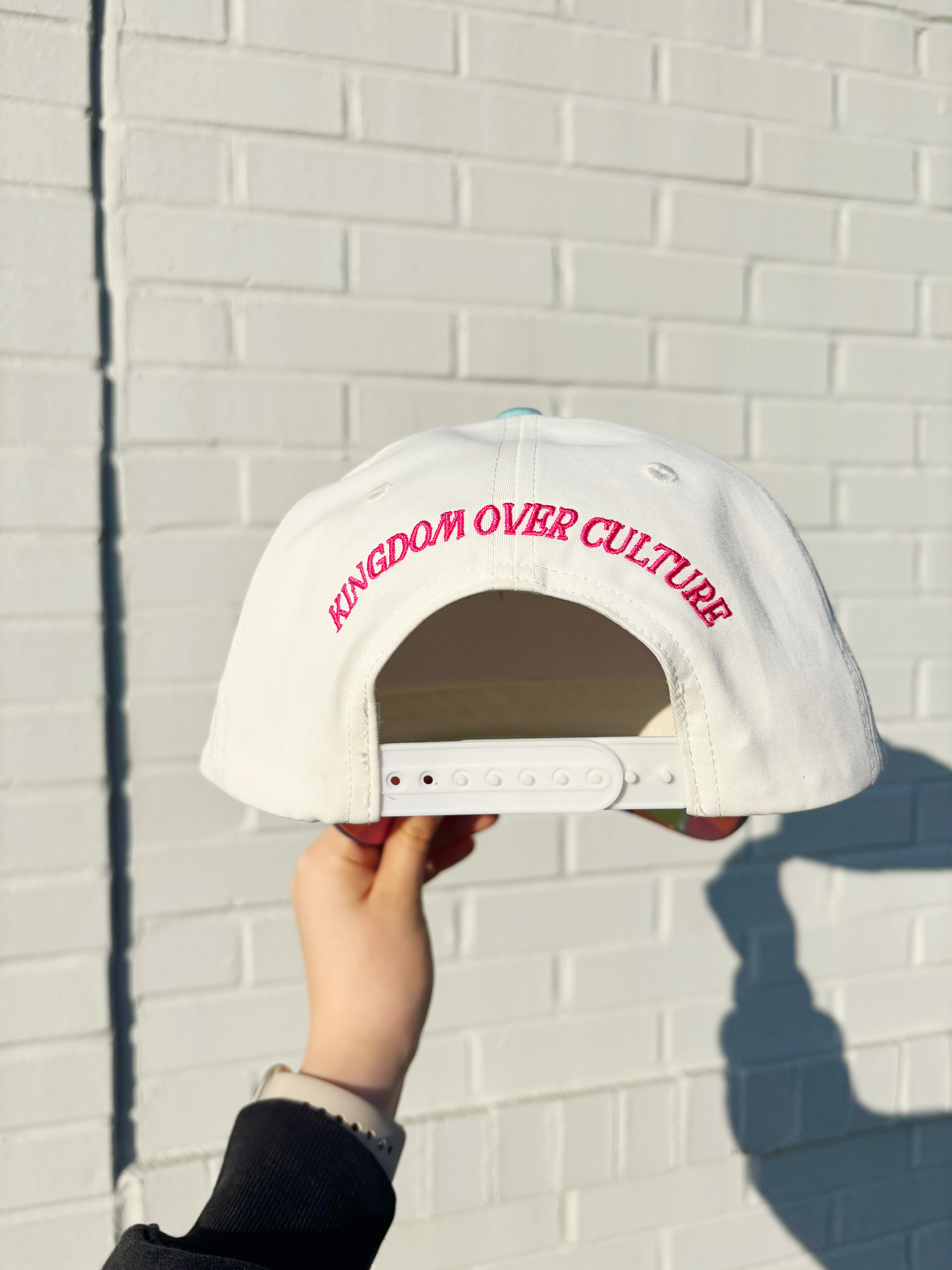 Colorful Plaid Make Jesus Famous Hat- Pre Order