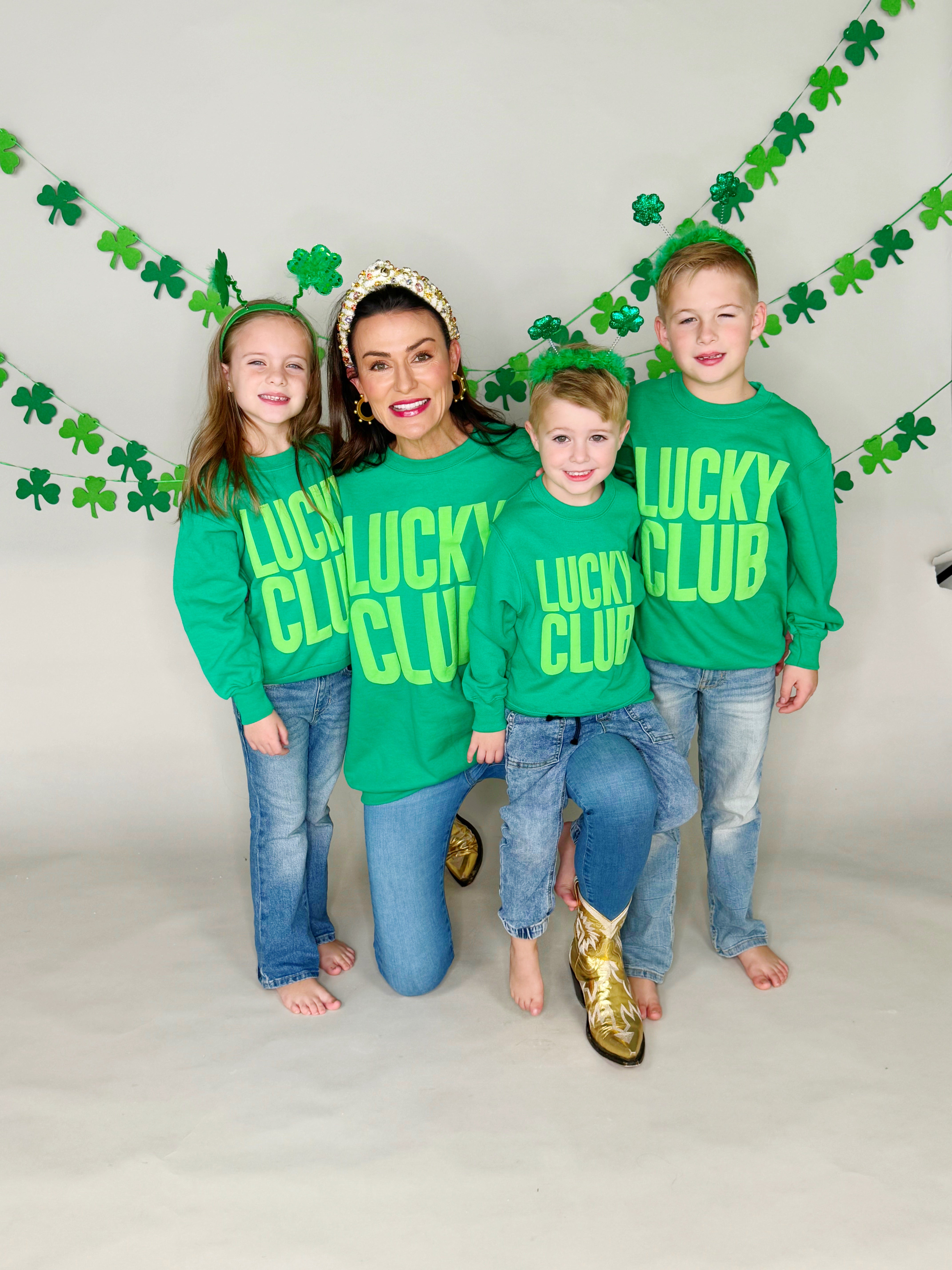 Puff Lucky Club Youth and Adult Sweatshirt