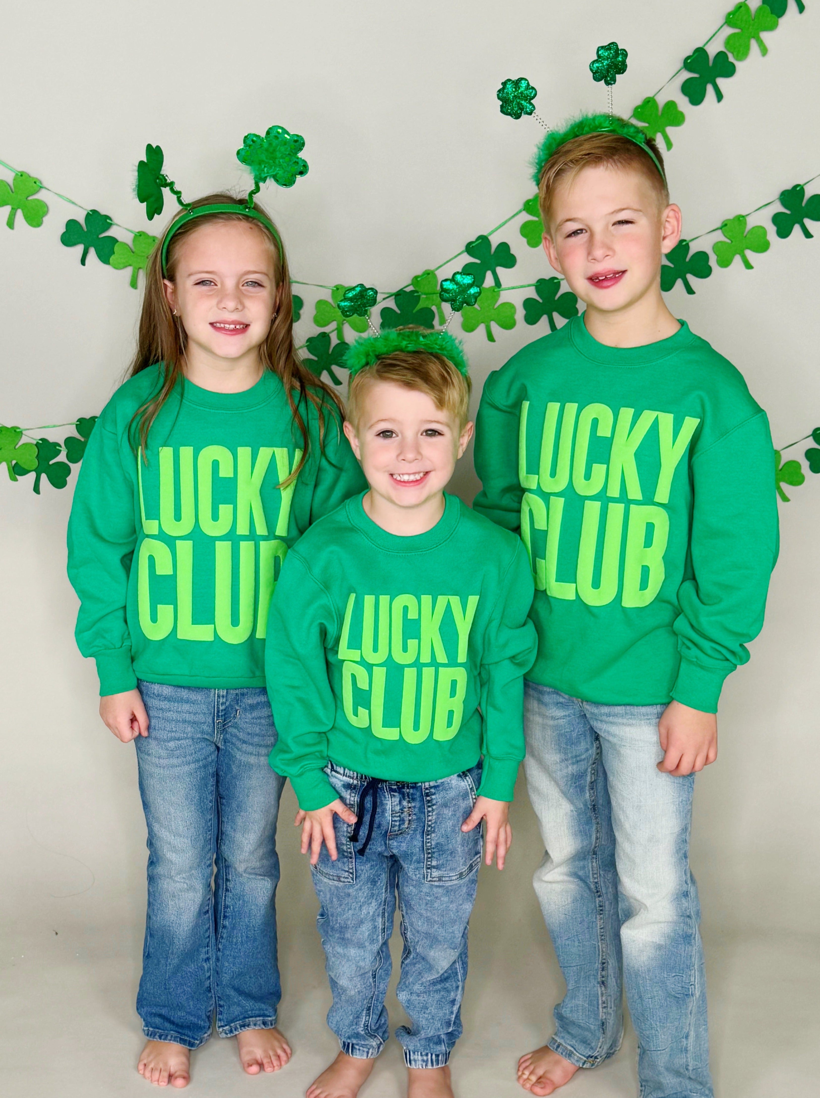 Puff Lucky Club Youth and Adult Sweatshirt