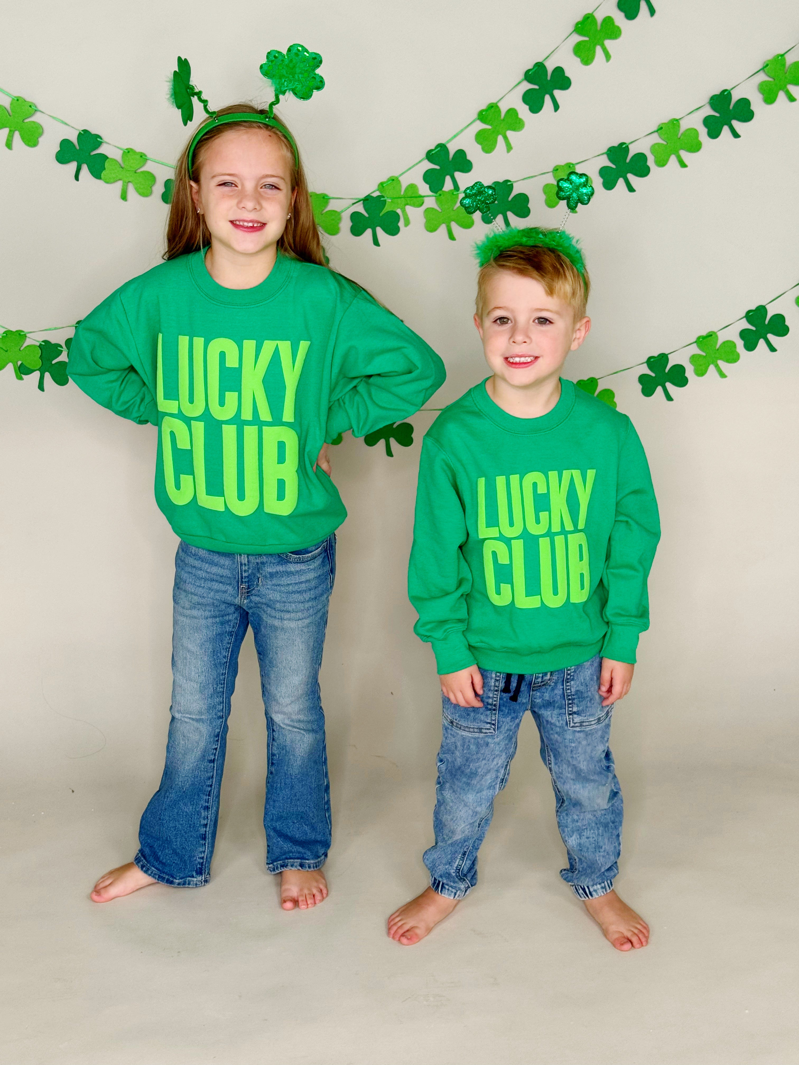 Puff Lucky Club Youth and Adult Sweatshirt