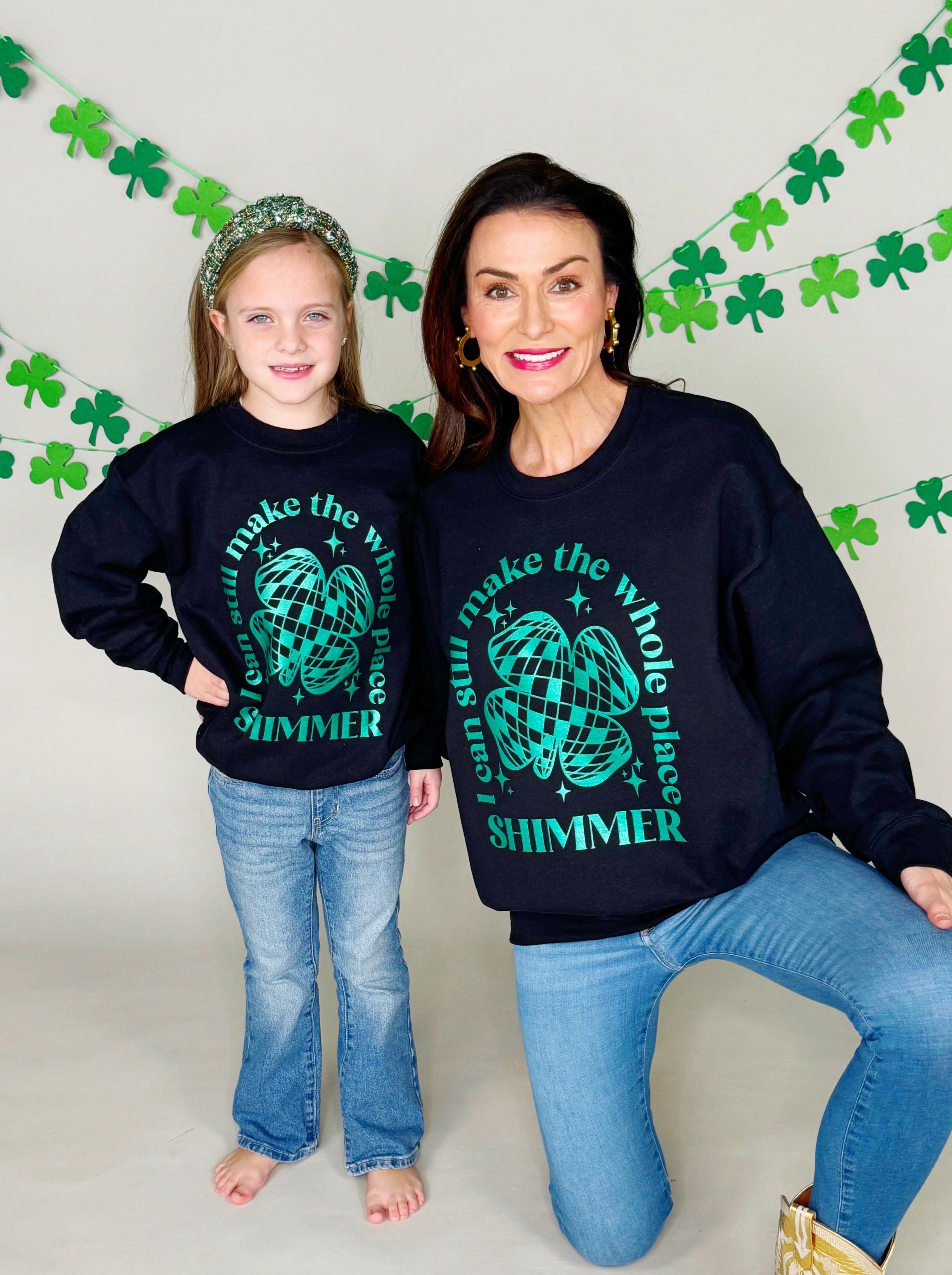 Shimmer St. Pats Youth and Adult Sweatshirt