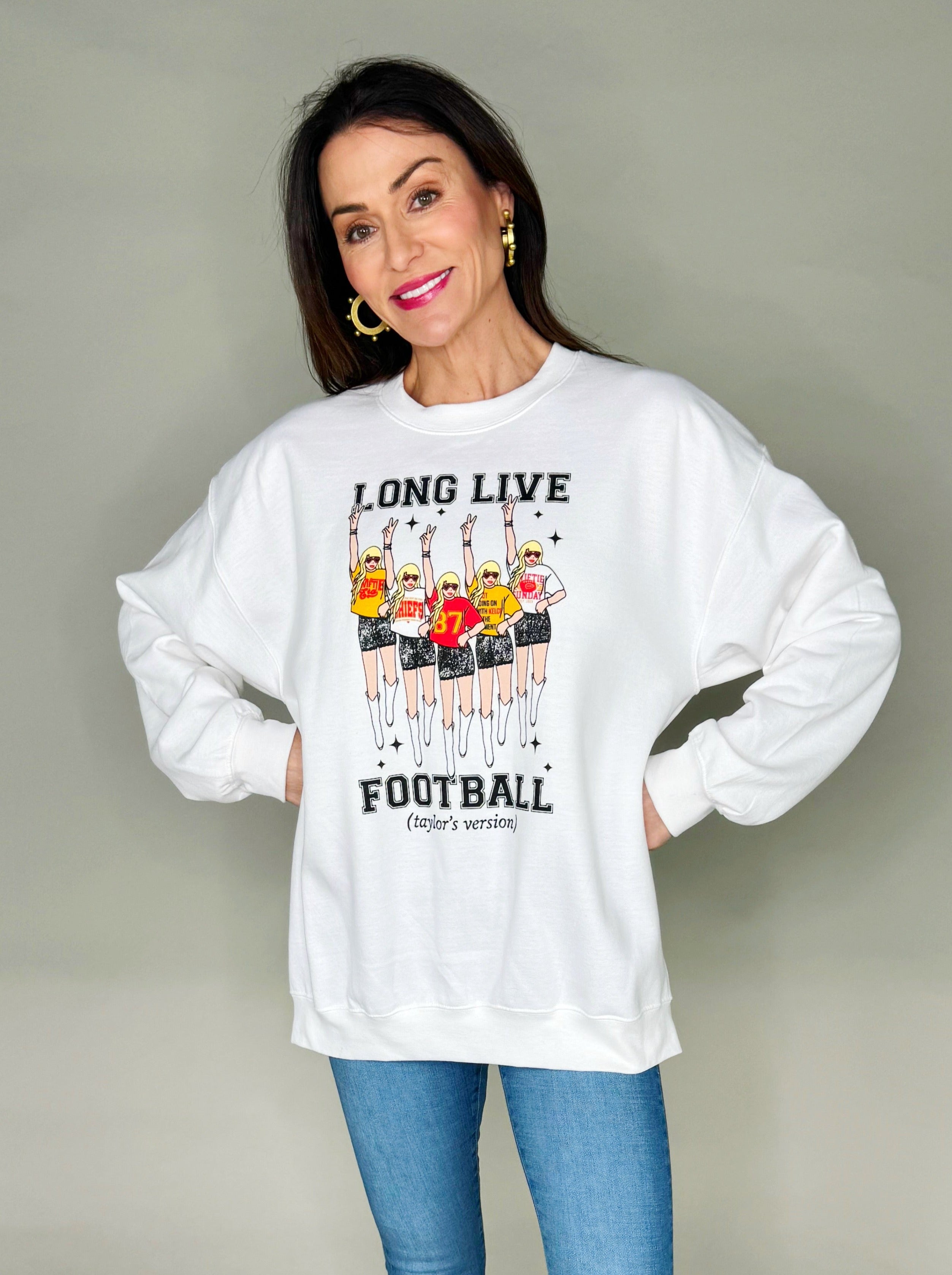 Long Live Football Youth and Adult Sweatshirt