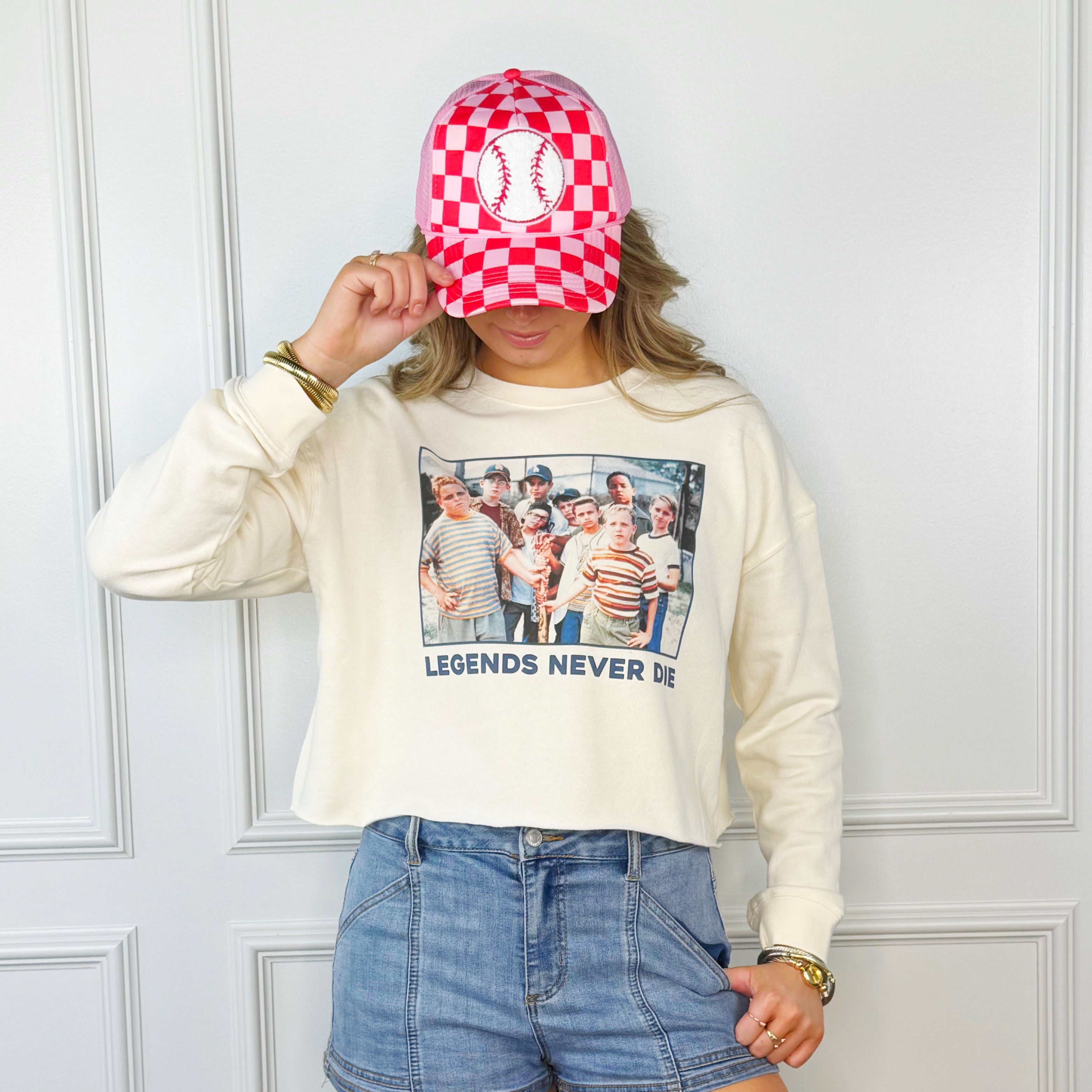 Legends Never Die Cropped Sweatshirt