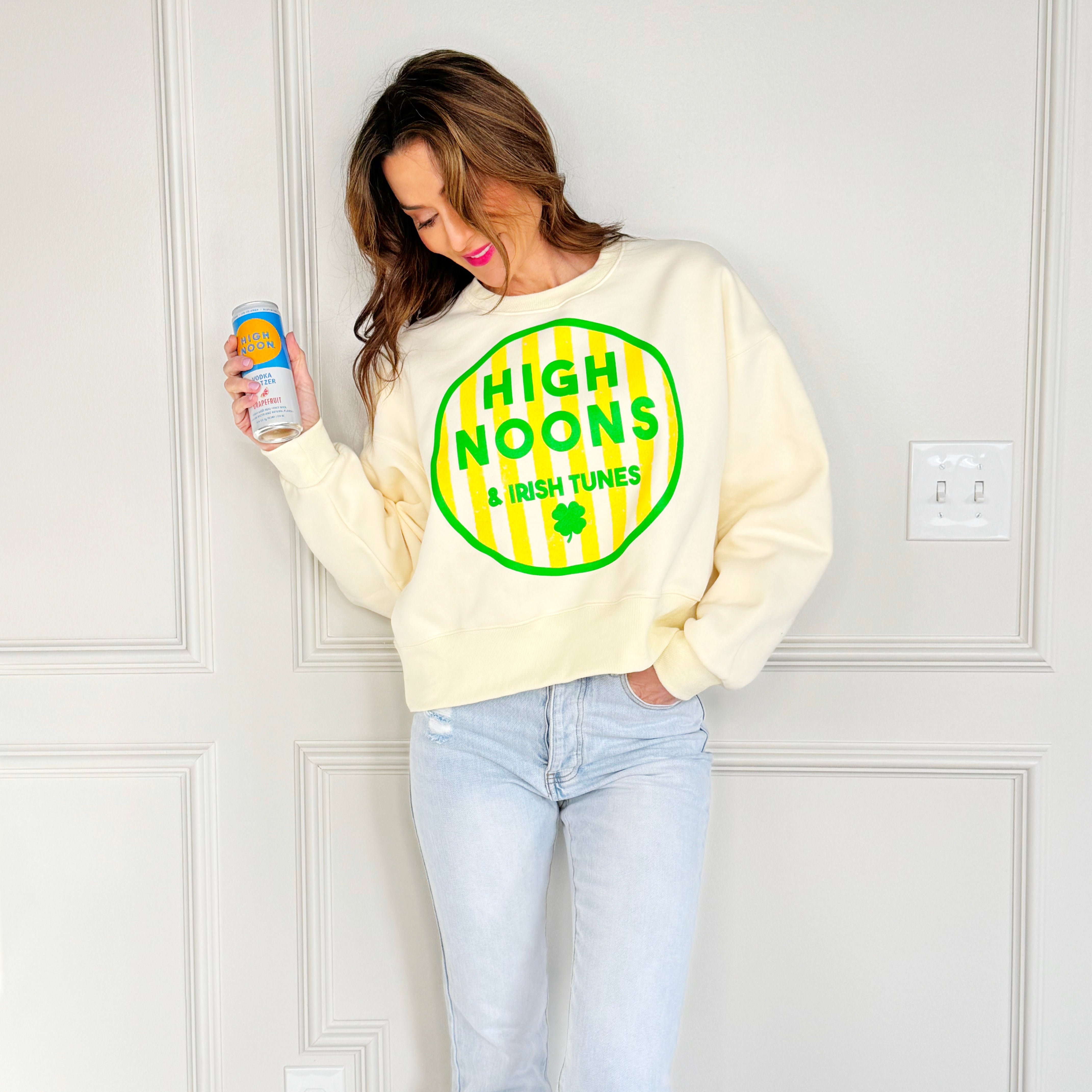 Irish Tunes Crop Sweatshirt