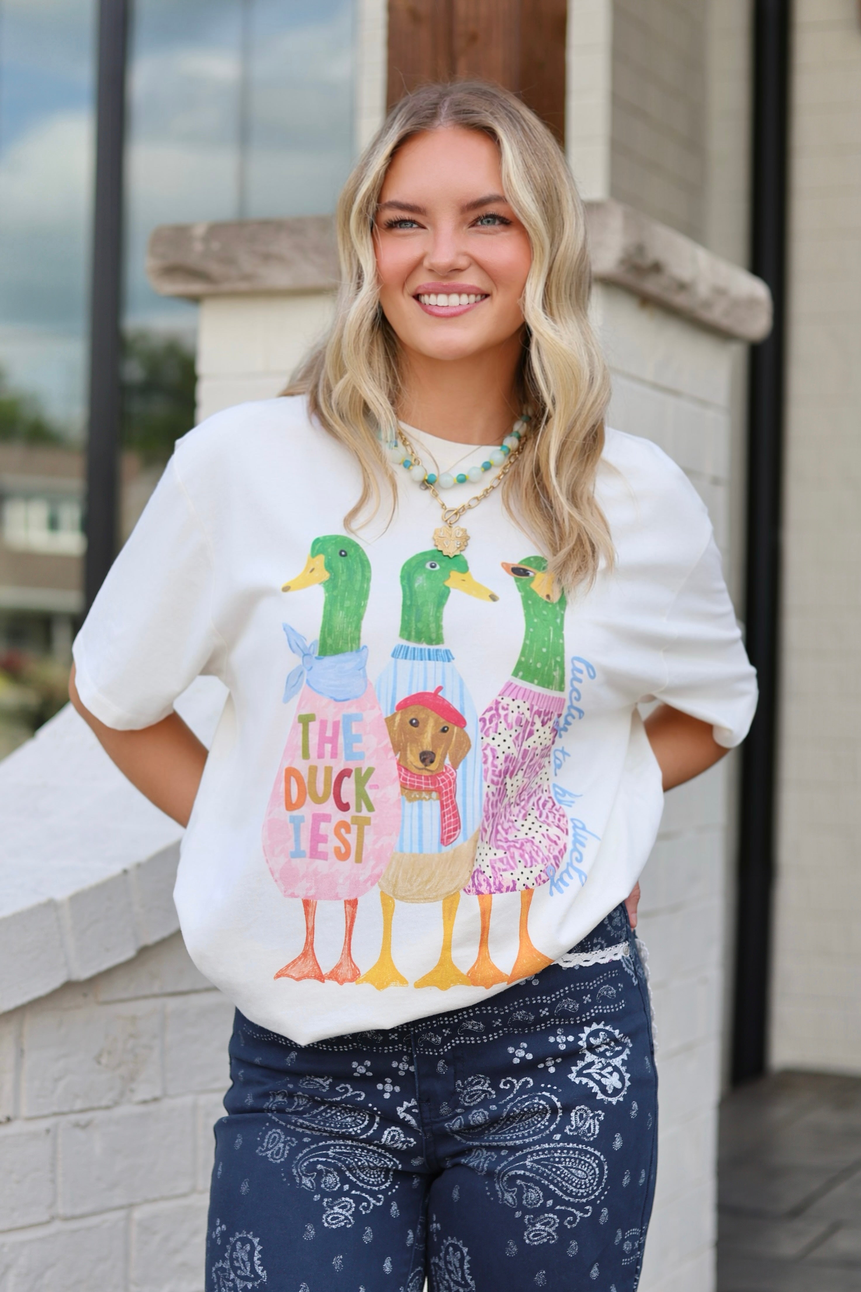 Lucky To Be Ducky Tee