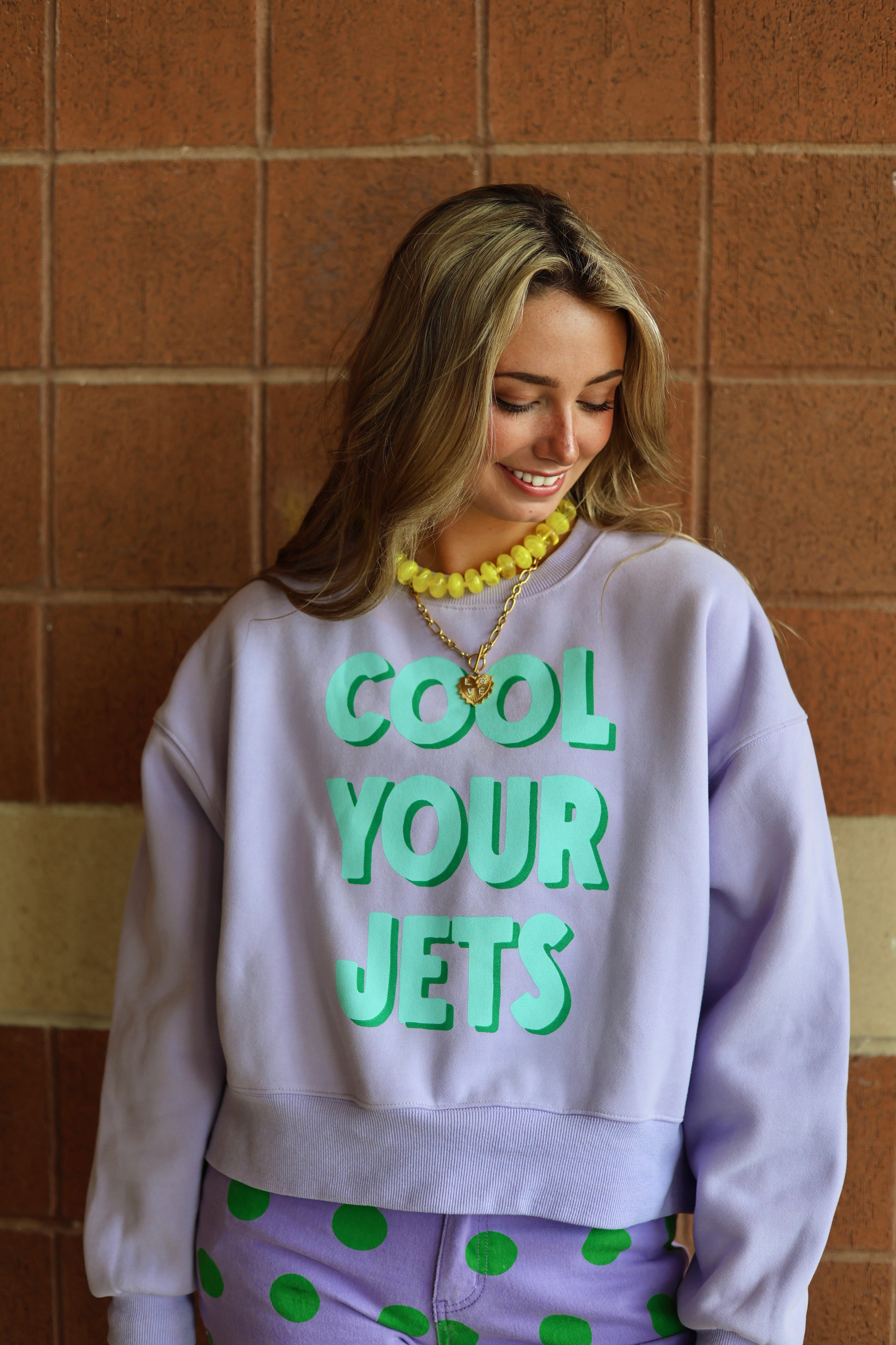 Cool Your Jets Crop Sweatshirt