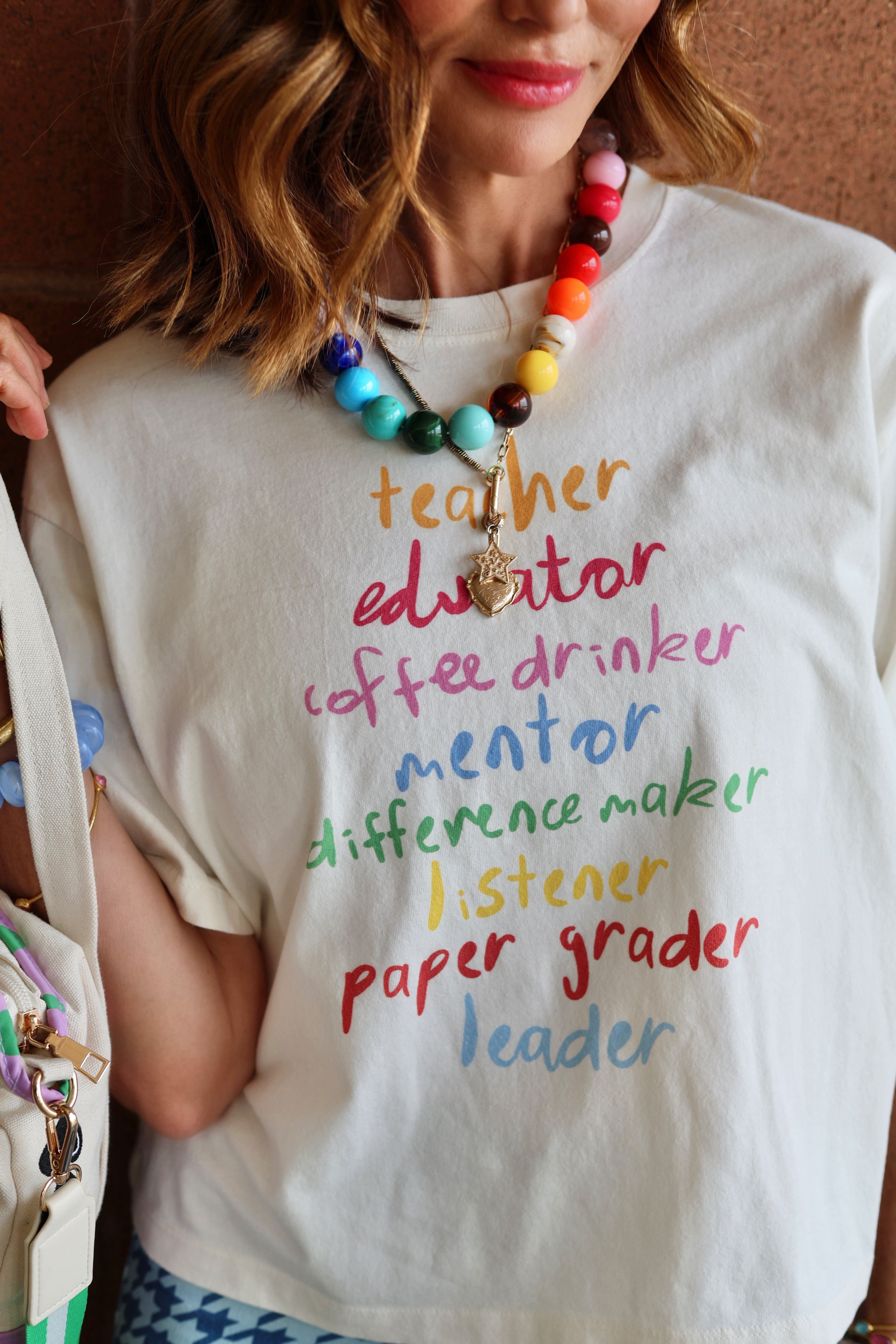 Teacher Crop Tee