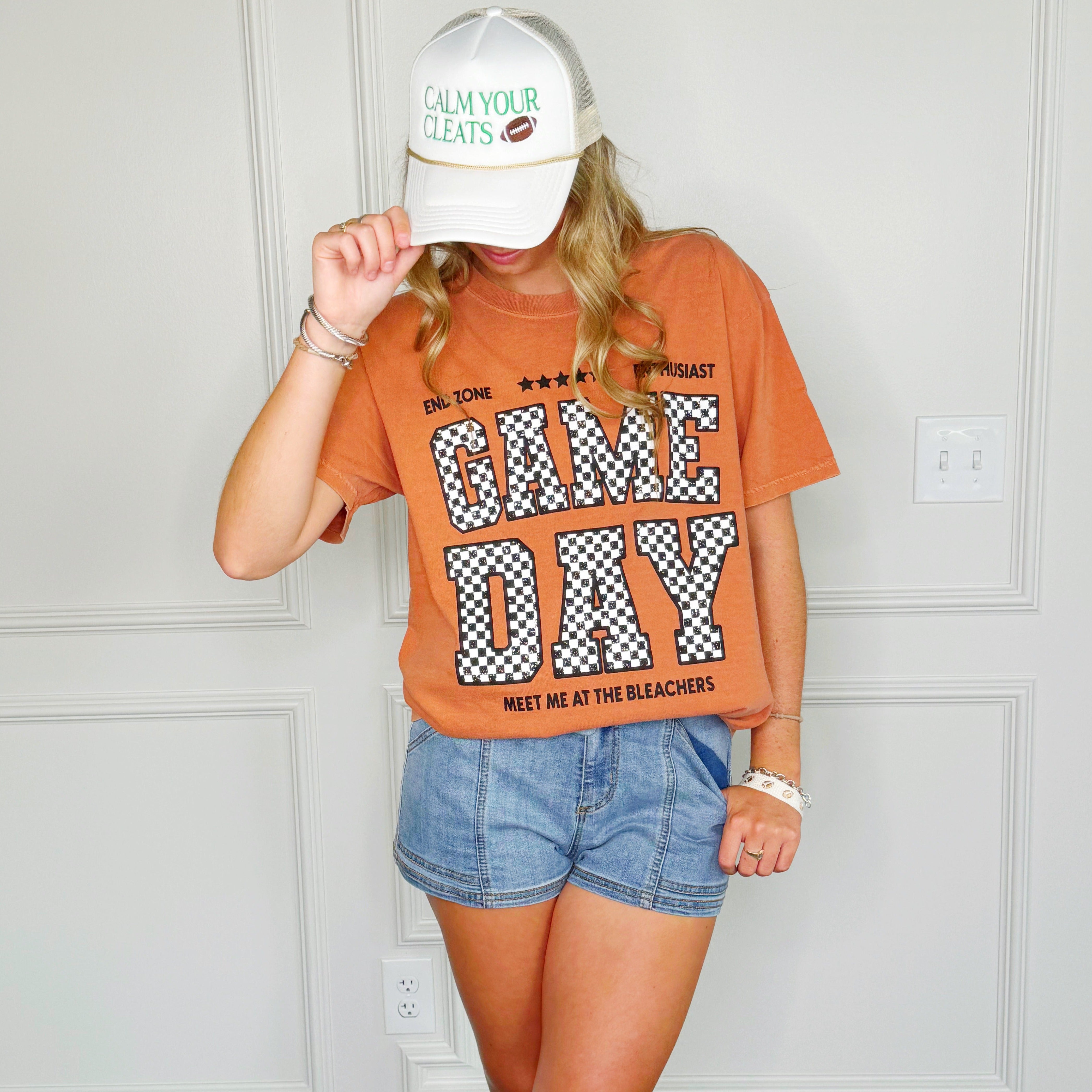 Checker Game Day Tee