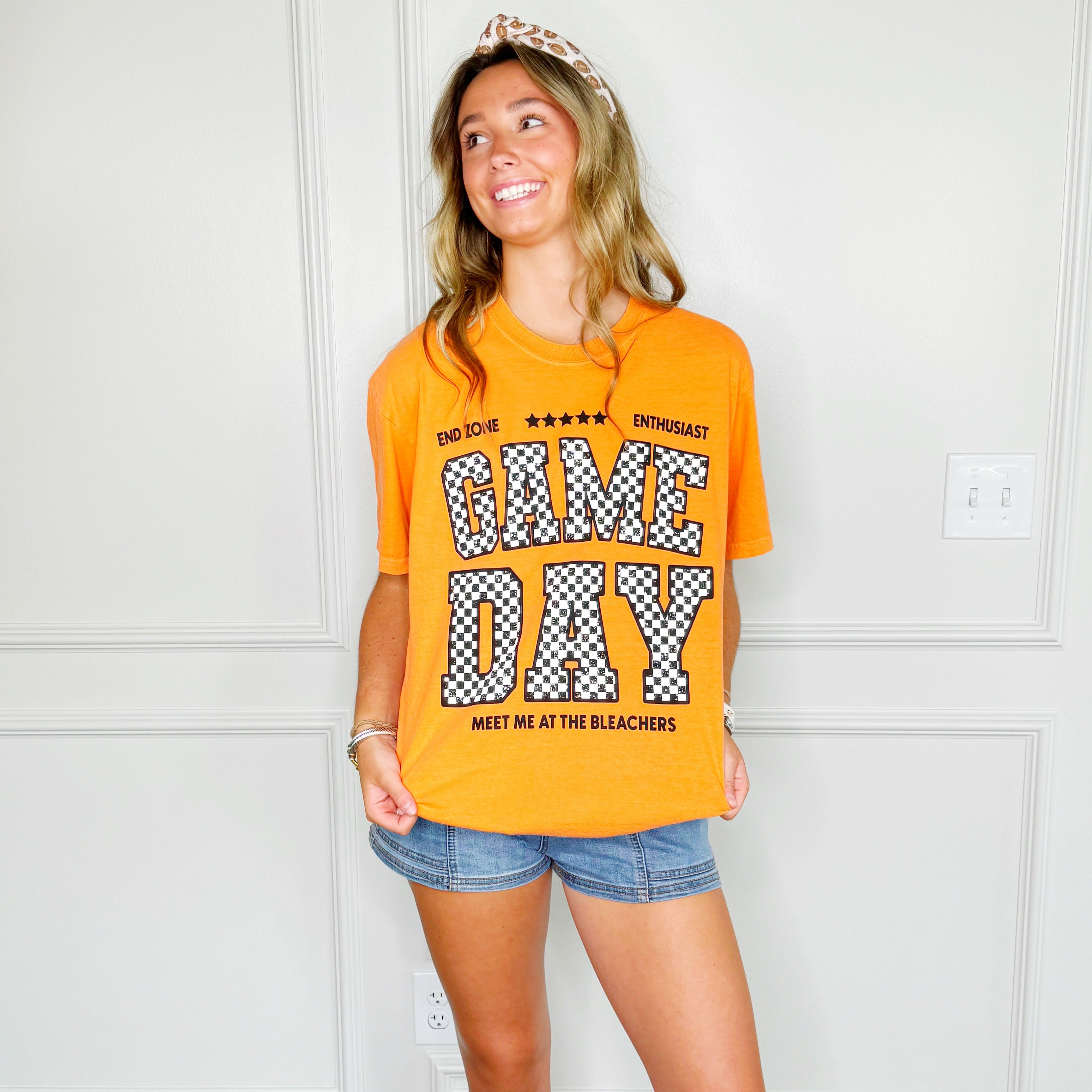 Checker Game Day Tee