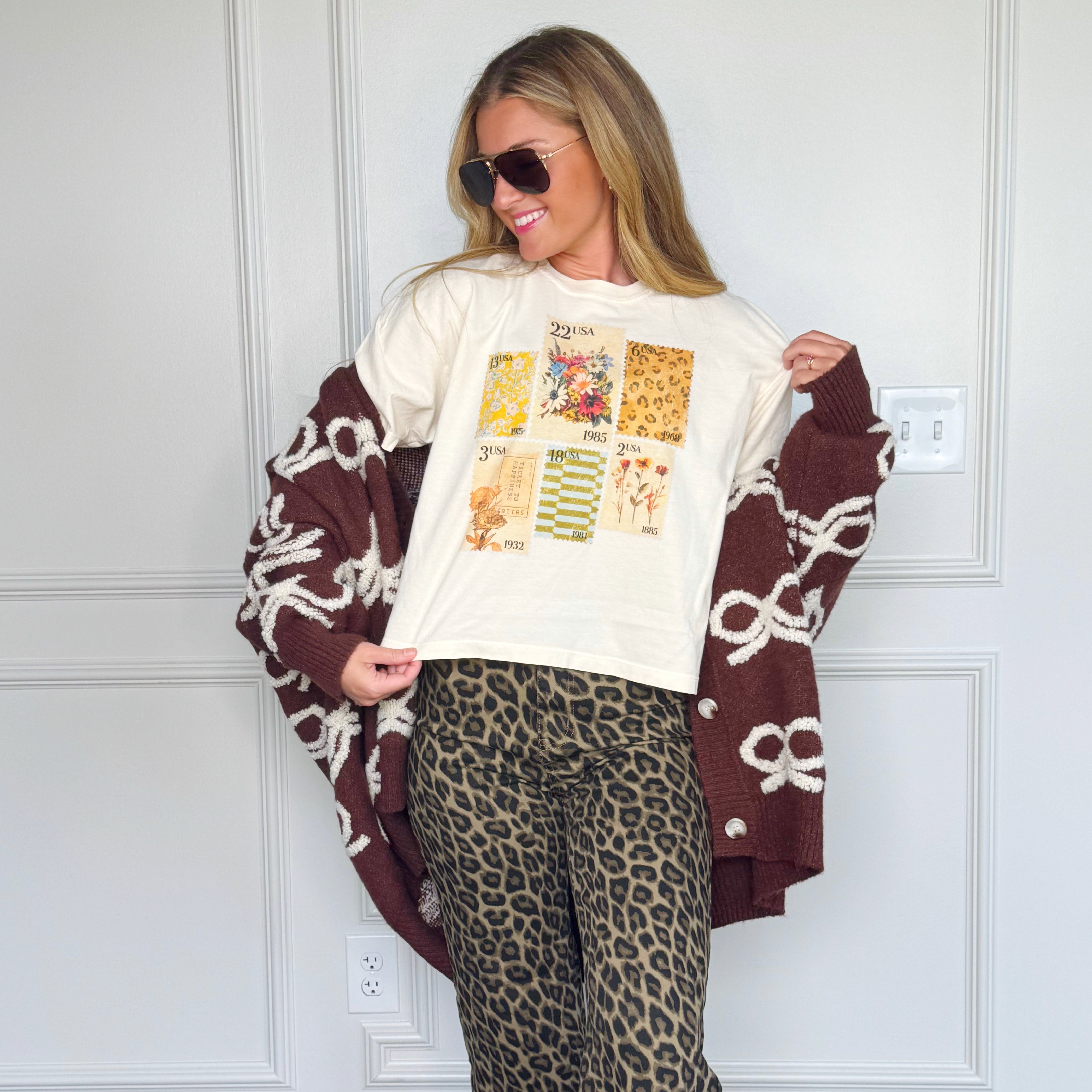 Fall Stamp Crop Tee