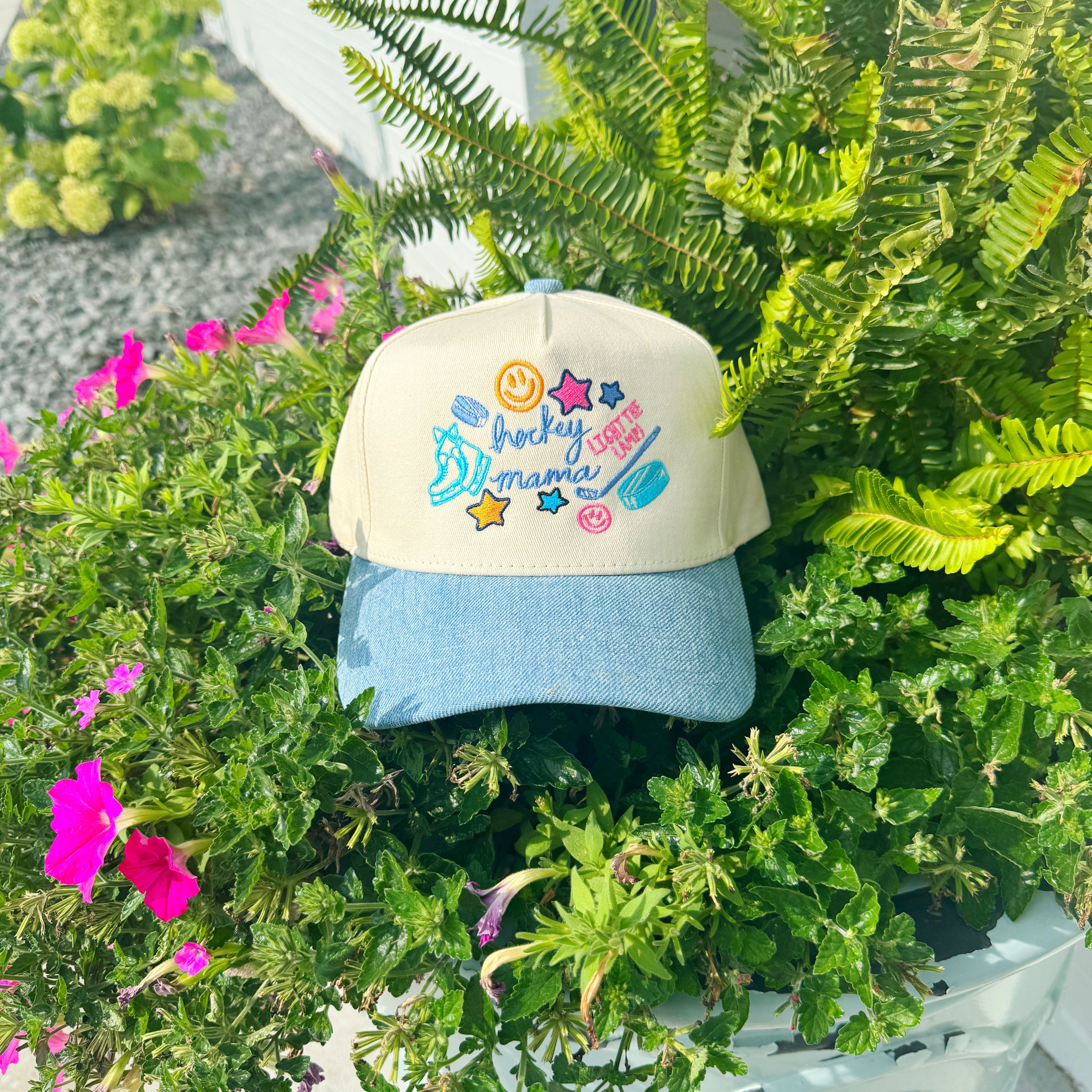 Hockey Mom Denim Hat