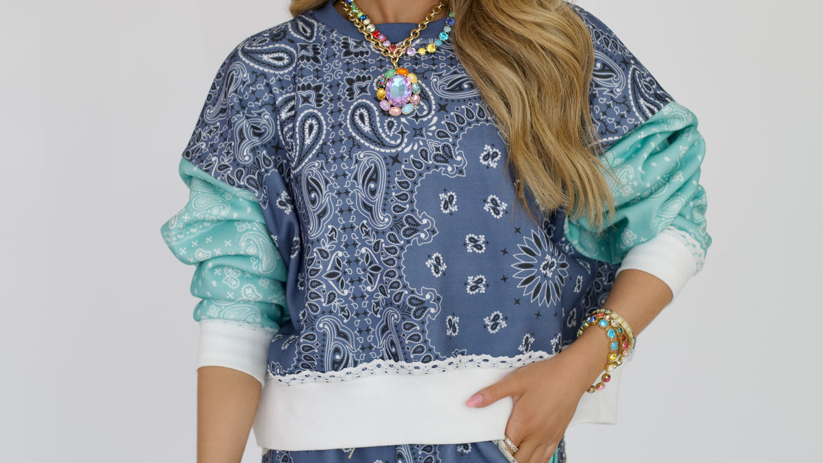 Paisley Party Sweatshirt