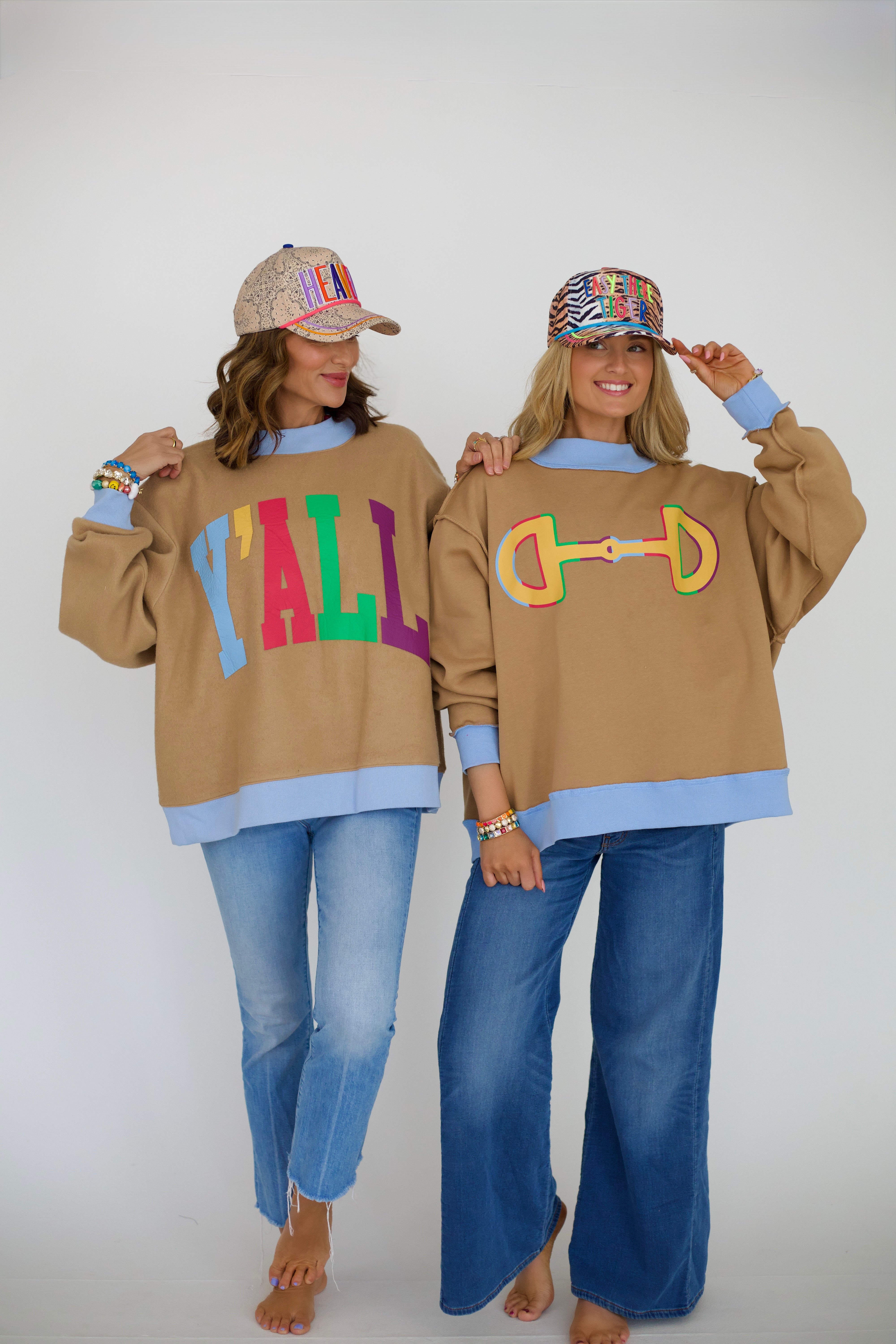 Y'ALL 2-Sided Mock Sweatshirt *PRE-SALE - Ships 9/7*