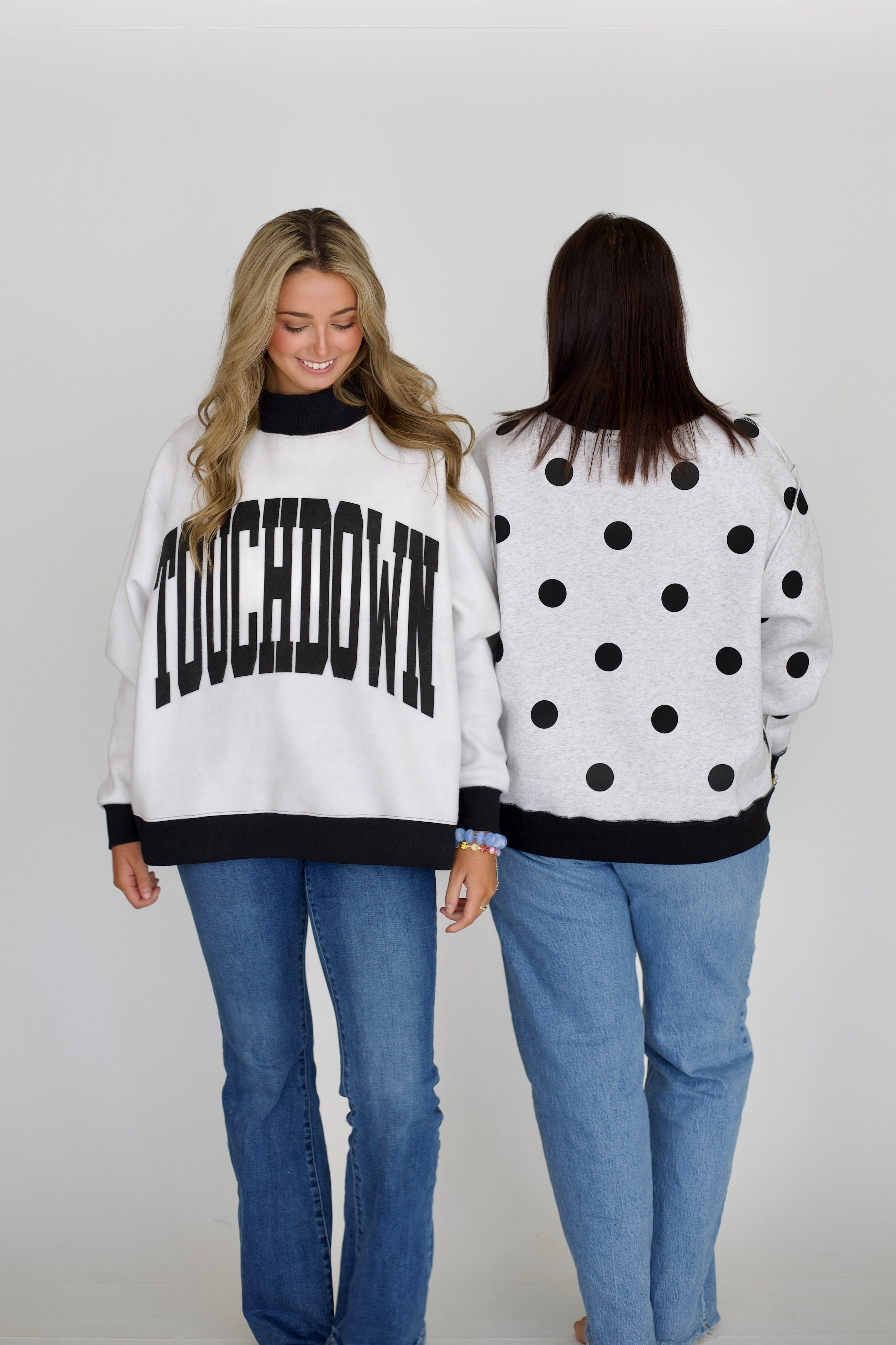 Touchdown 2-Sided Mock Sweatshirt - PRE-SALE SHIP DATE 9/1*
