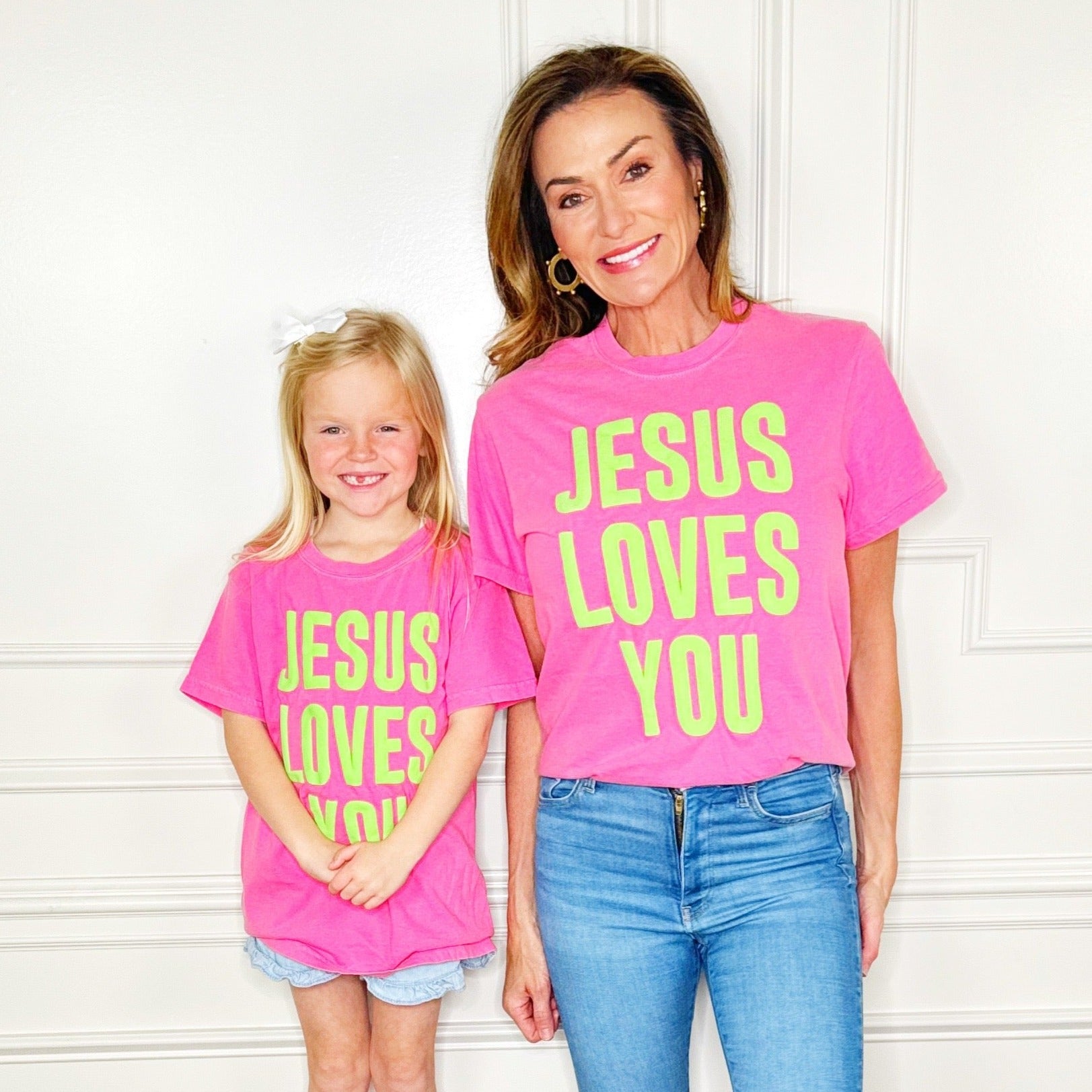 Puff Jesus Loves You Youth & Adult Tee