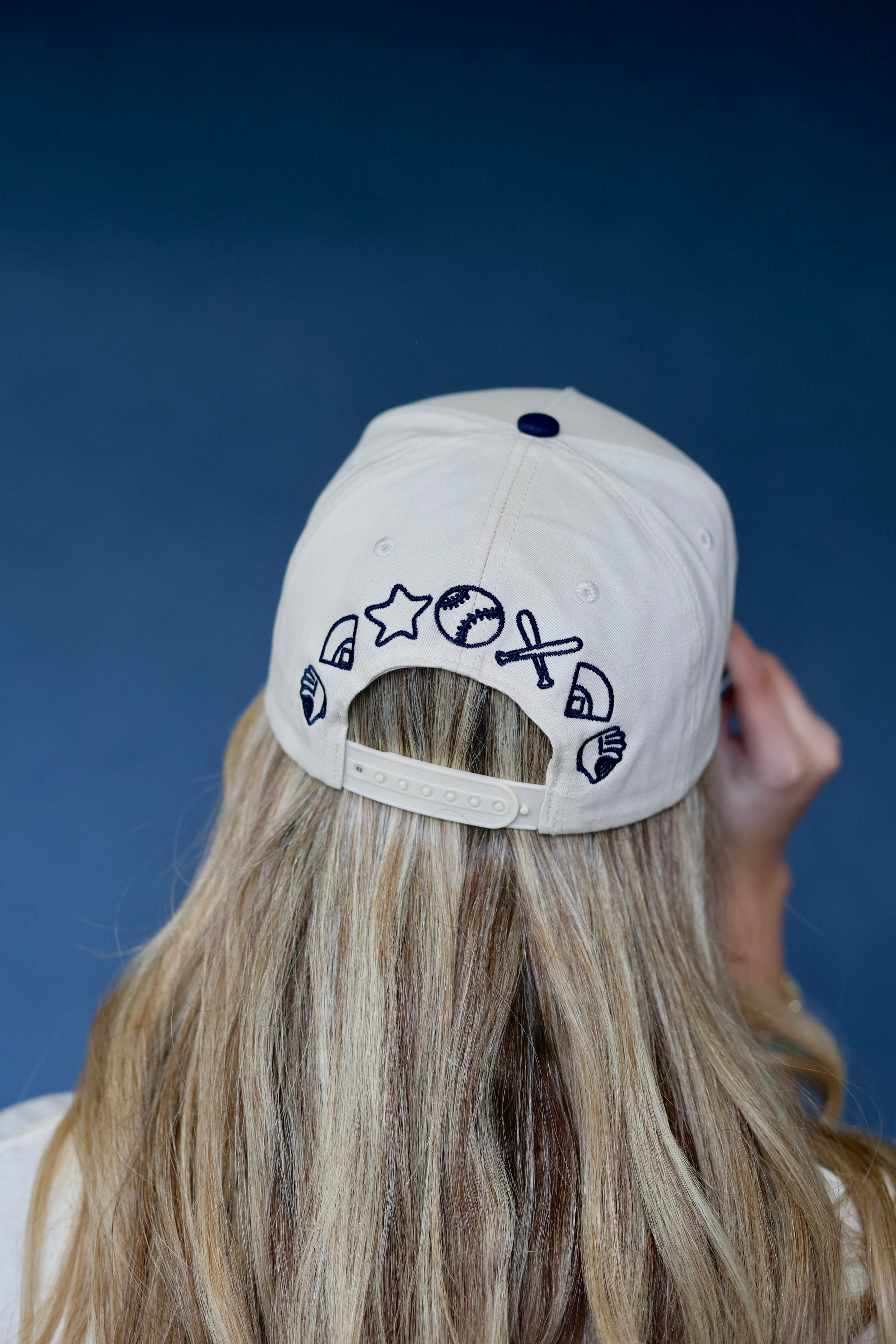 Navy Stripes Hey Batta Batta Hat-Pre Order