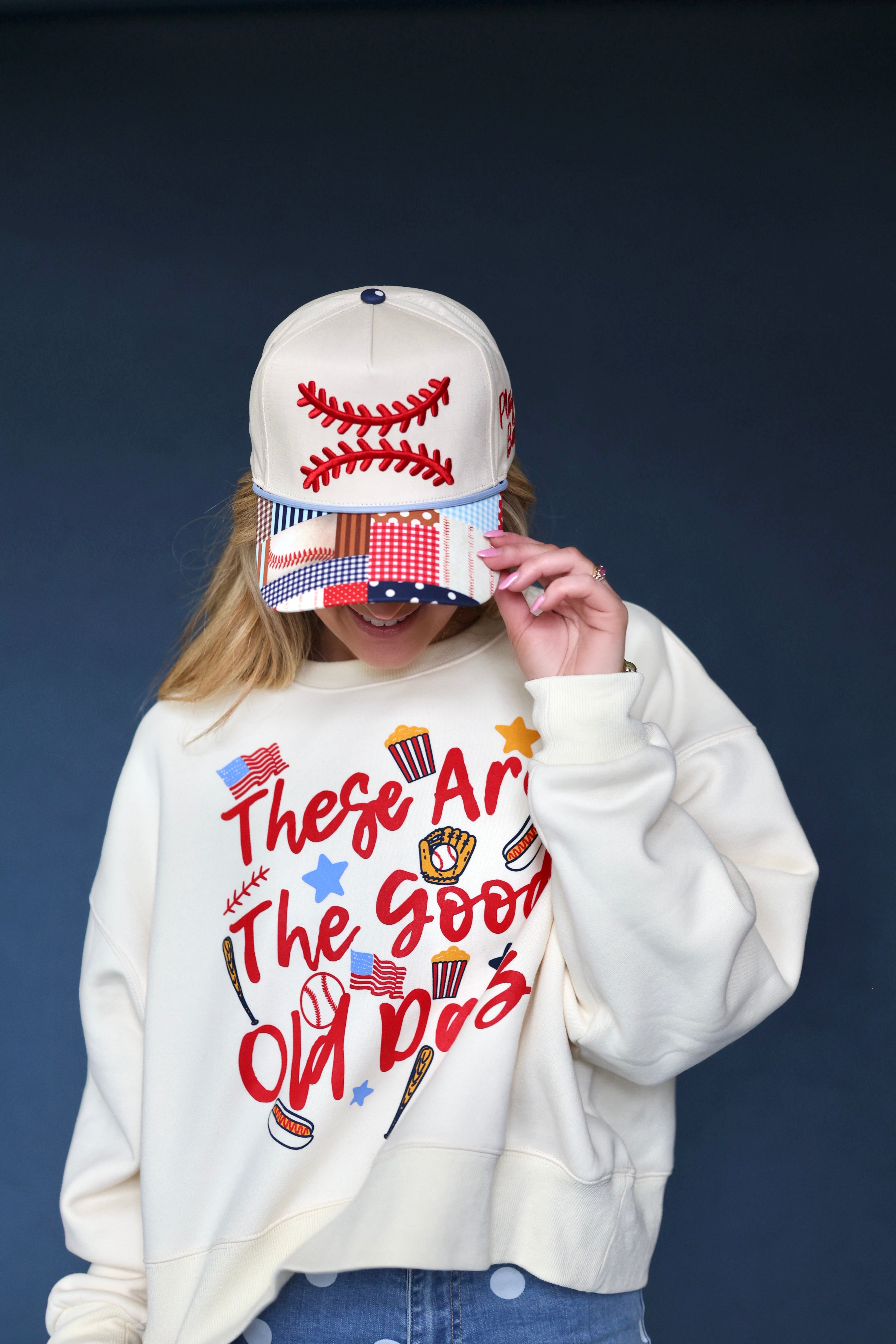 Baseball Laces Patch Bill Hat-Pre Order