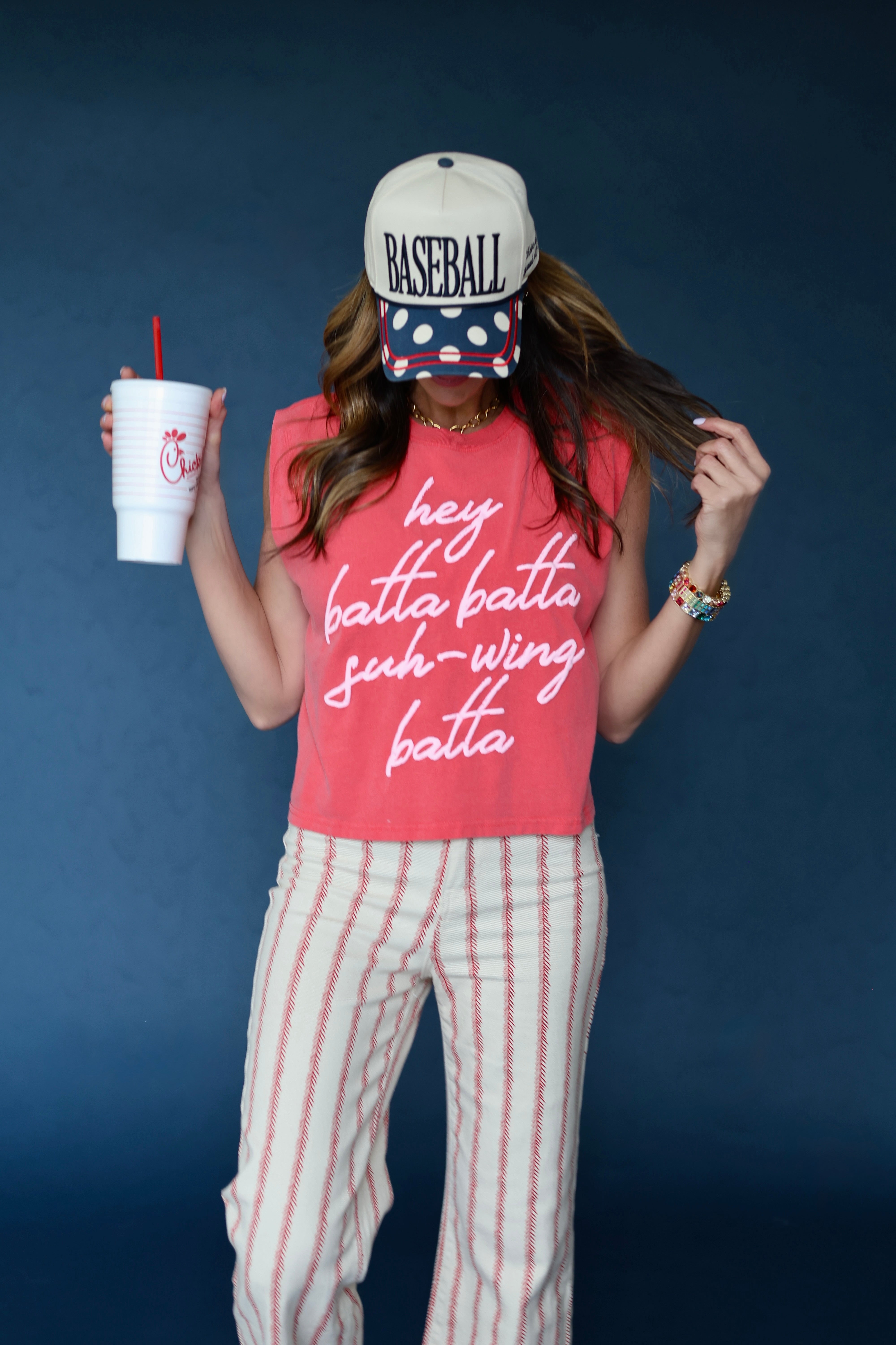 Hey Batta Swing Batta Puff Tank