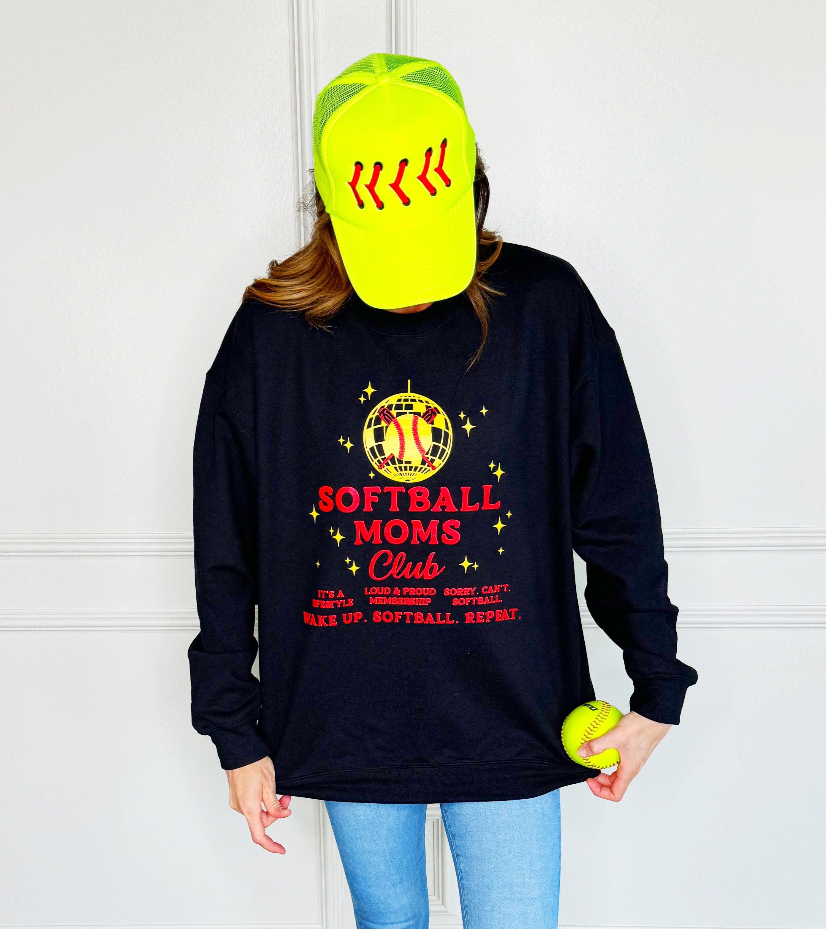 Softball Moms Club Sweatshirt