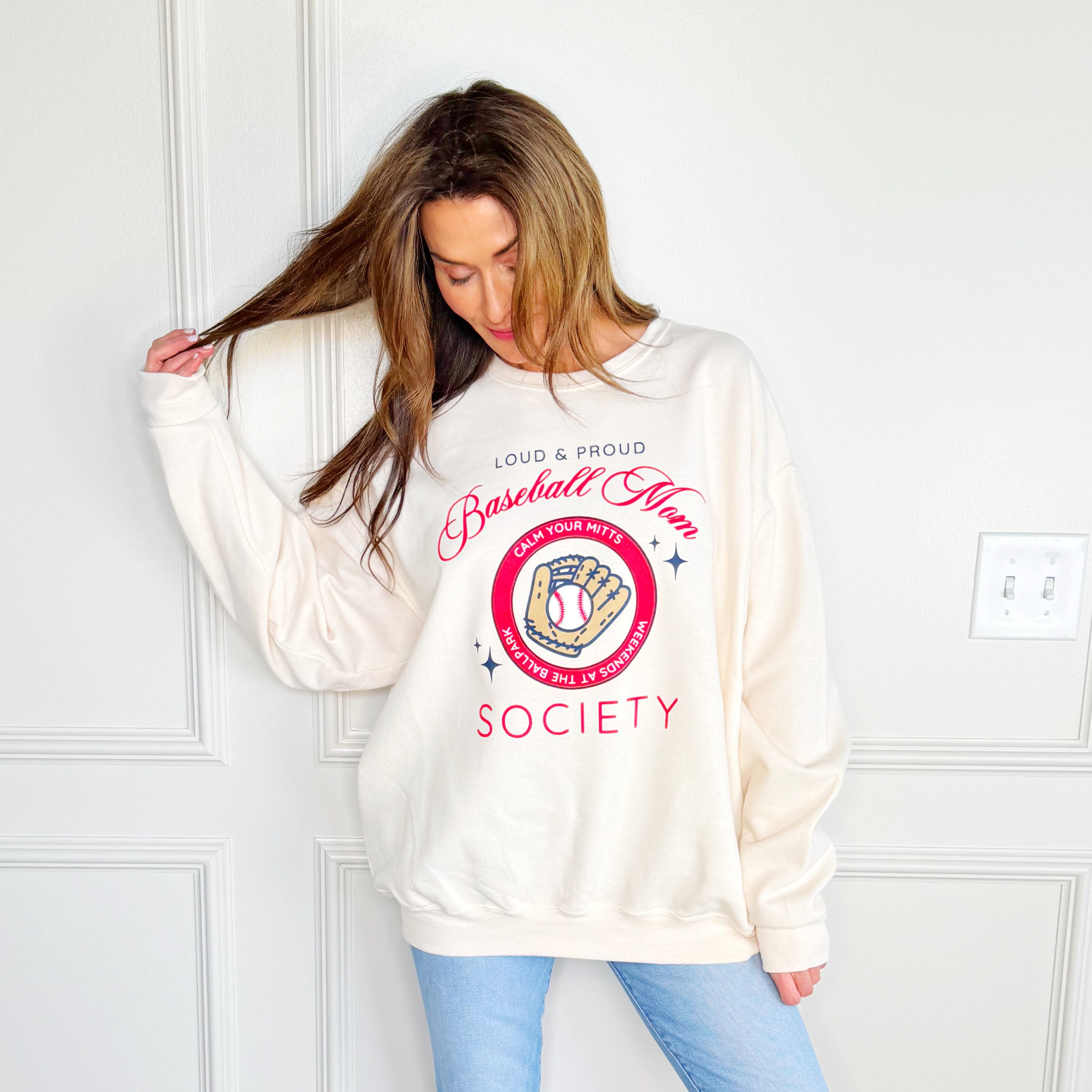 Baseball Mom Society Sweatshirt