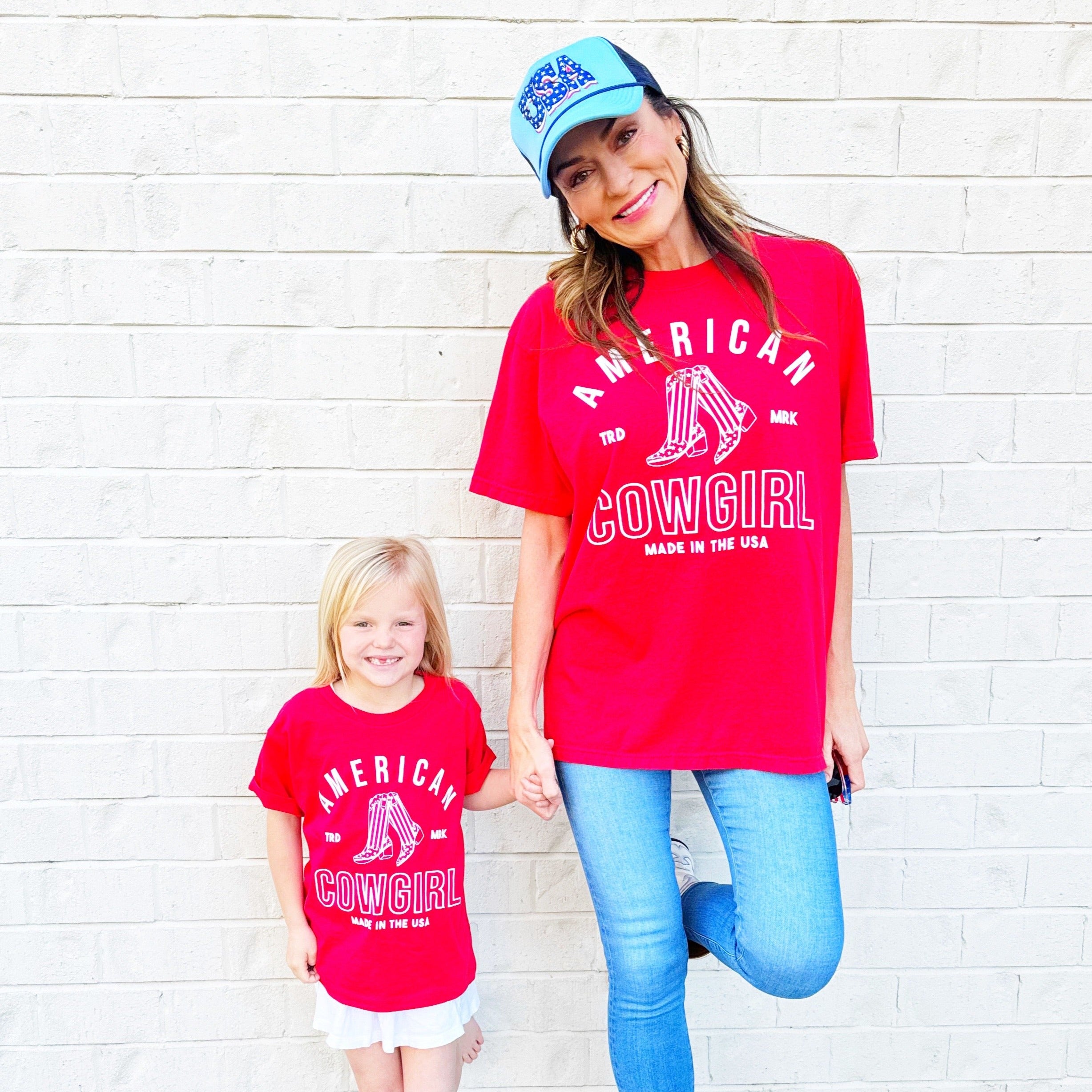 American Cowgirl Youth and Adult tee
