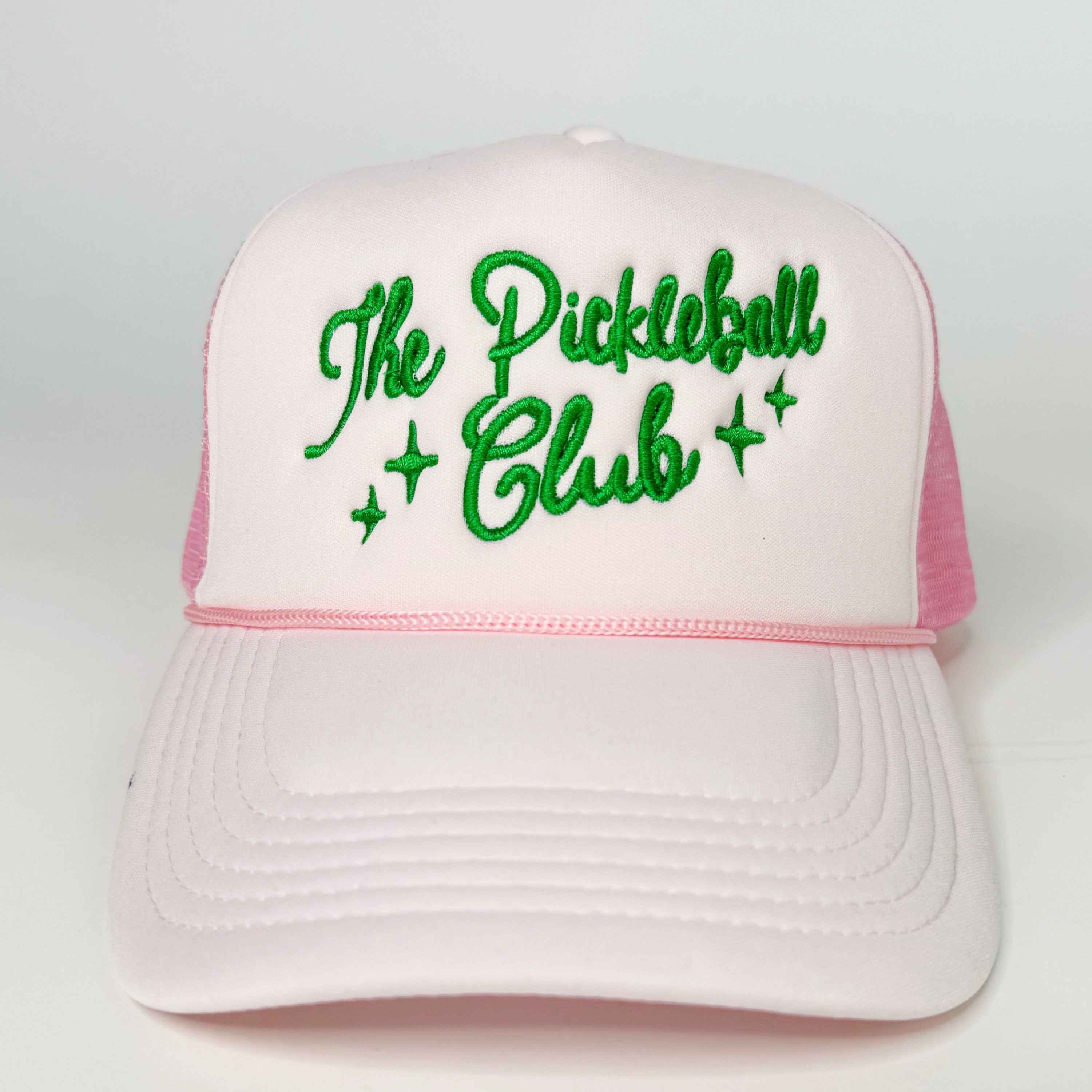 The Pickleball Club Light Pink Trucker Hat