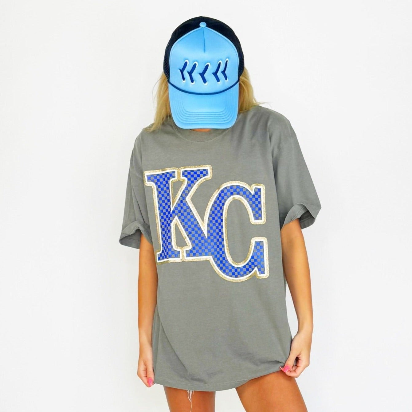 Kansas City Inspired Checkered Youth & Adult tee