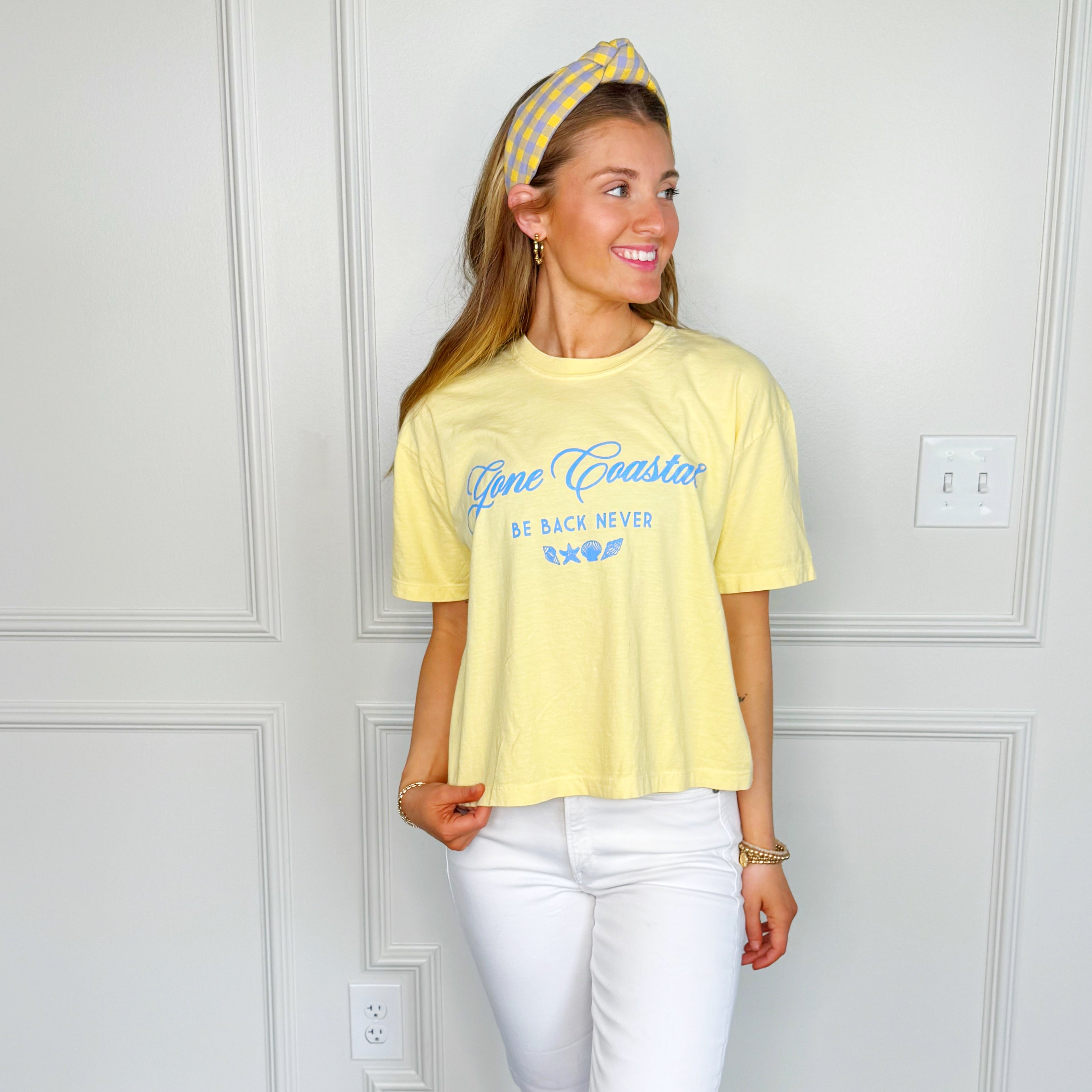 Gone Coastal Crop Tee