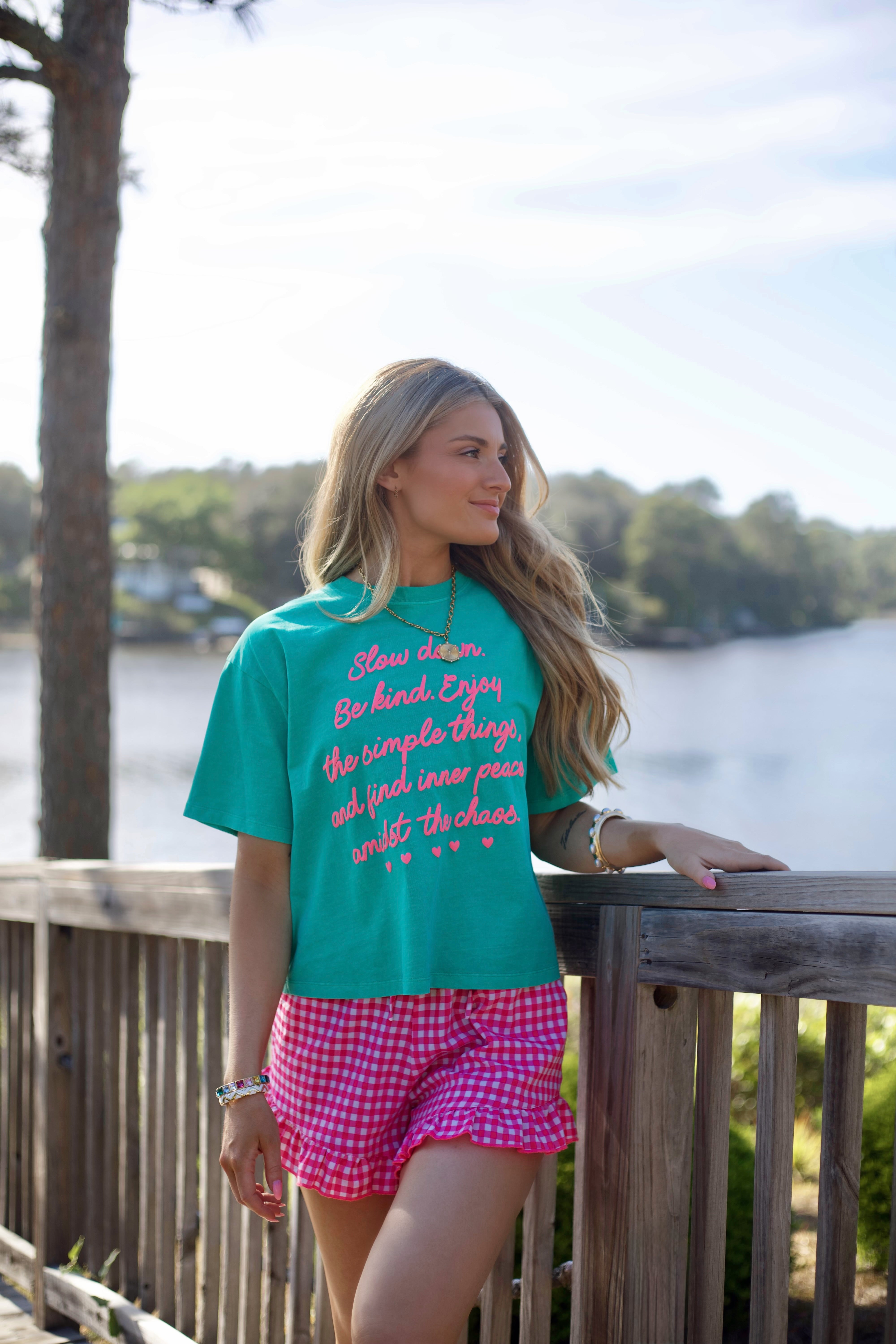 Simple Things Crop Tee