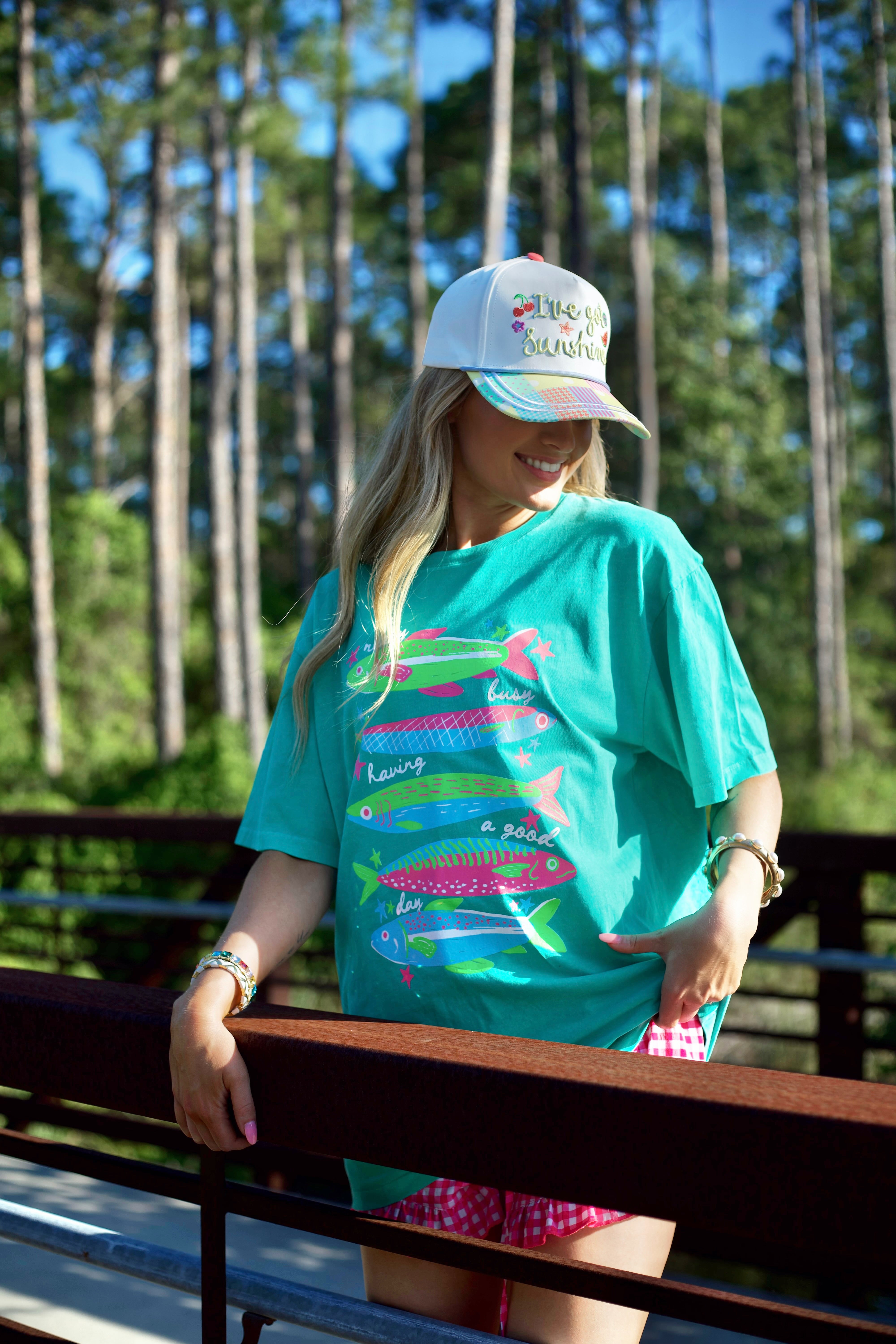 Reely Busy Having A Good Day Tee- Pre order