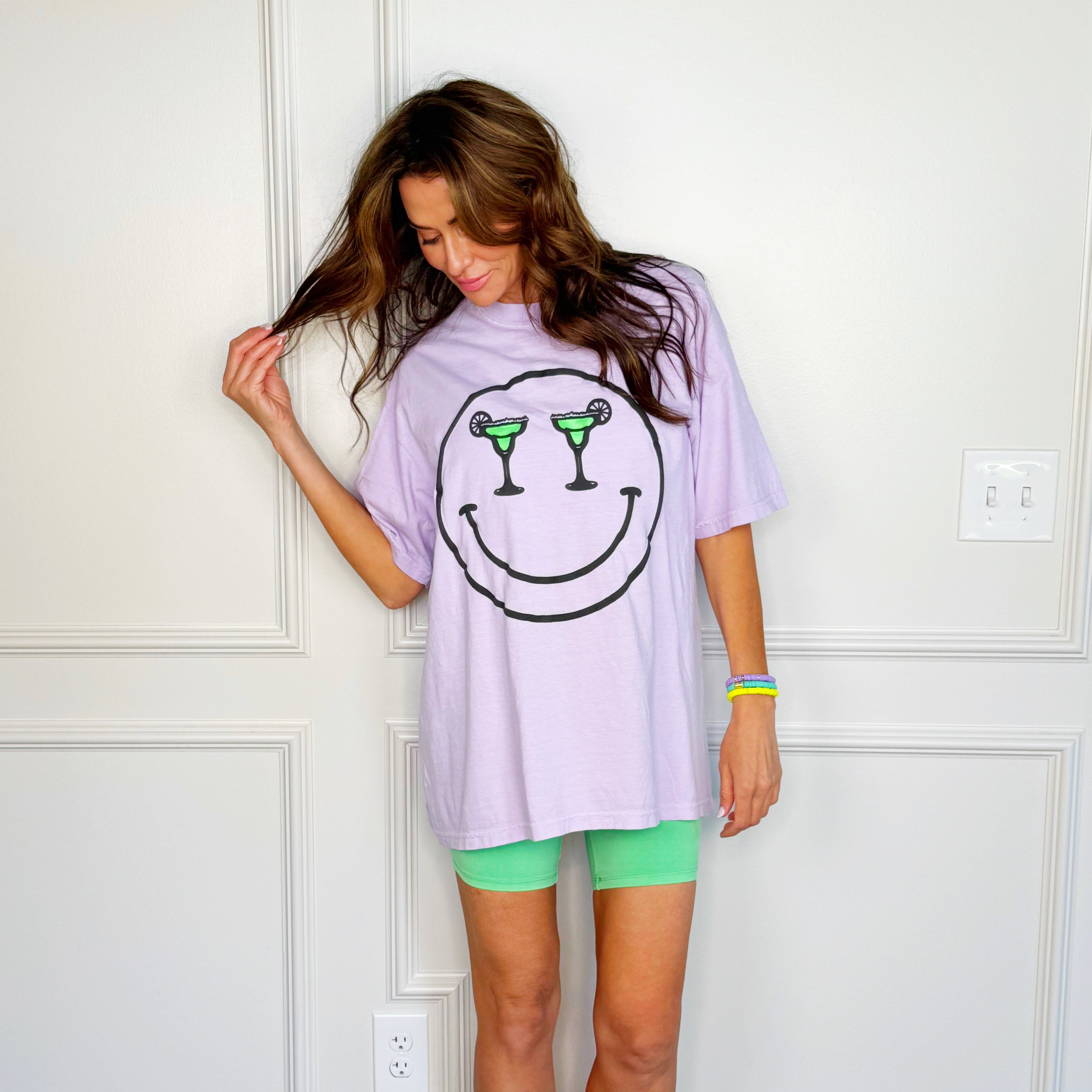 Puff Smiley Margarita Tee