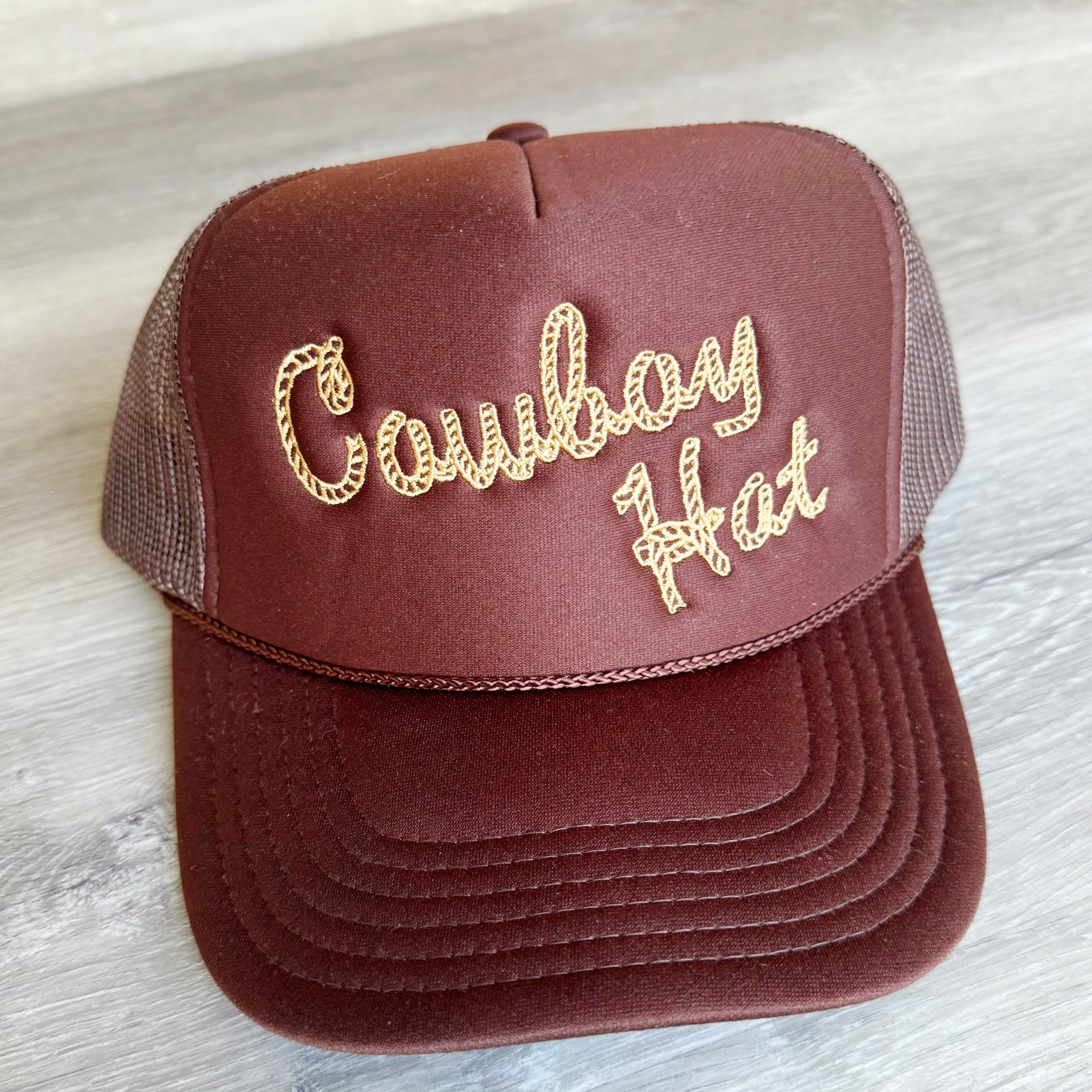 Cowboy Hat Trucker Hat