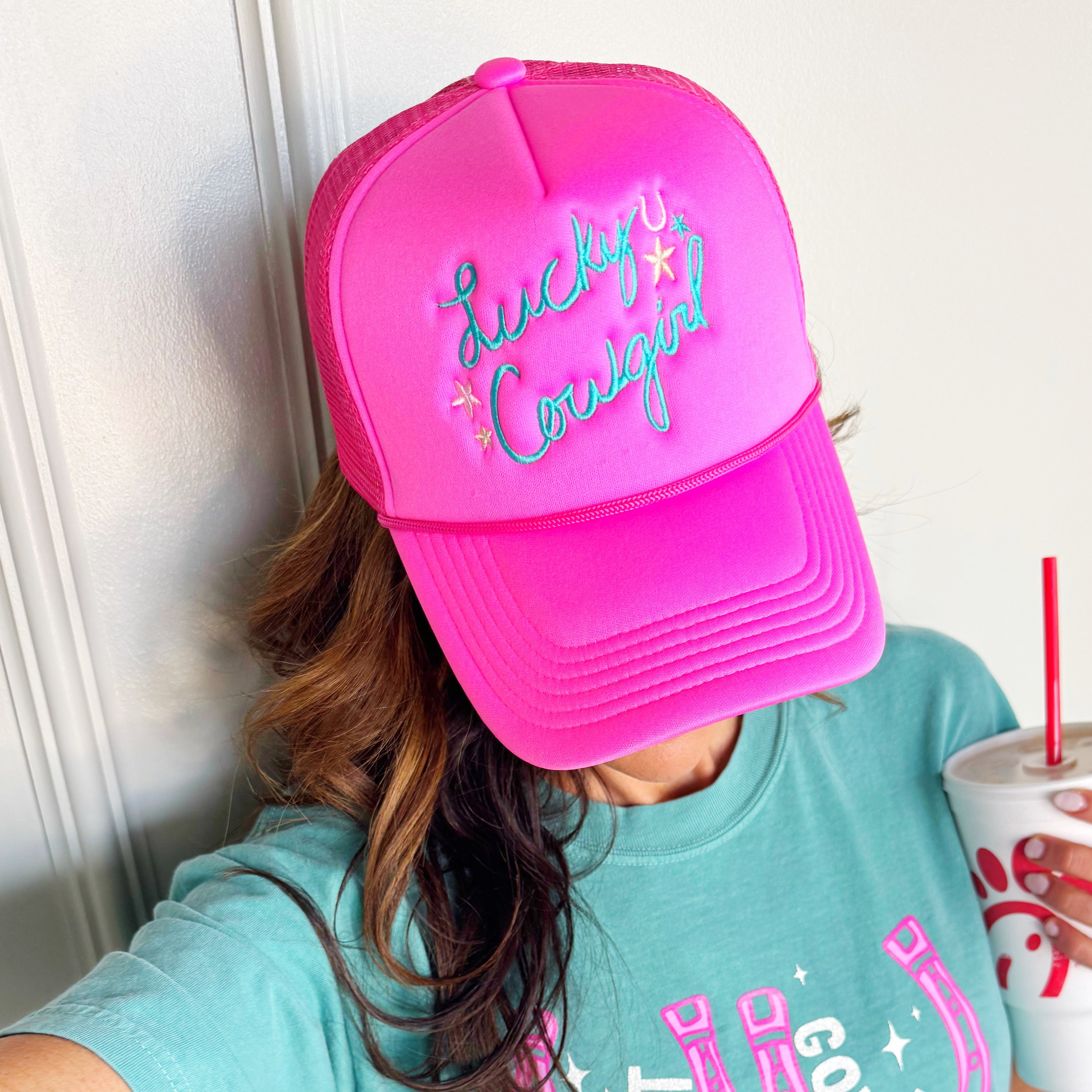 Lucky Cowgirl Trucker Hat