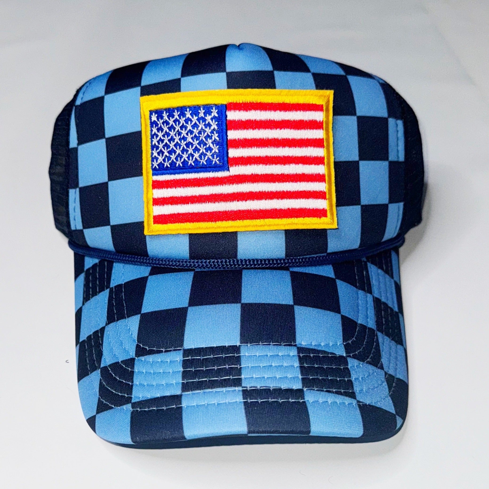 Checkered Flag Trucker Hat