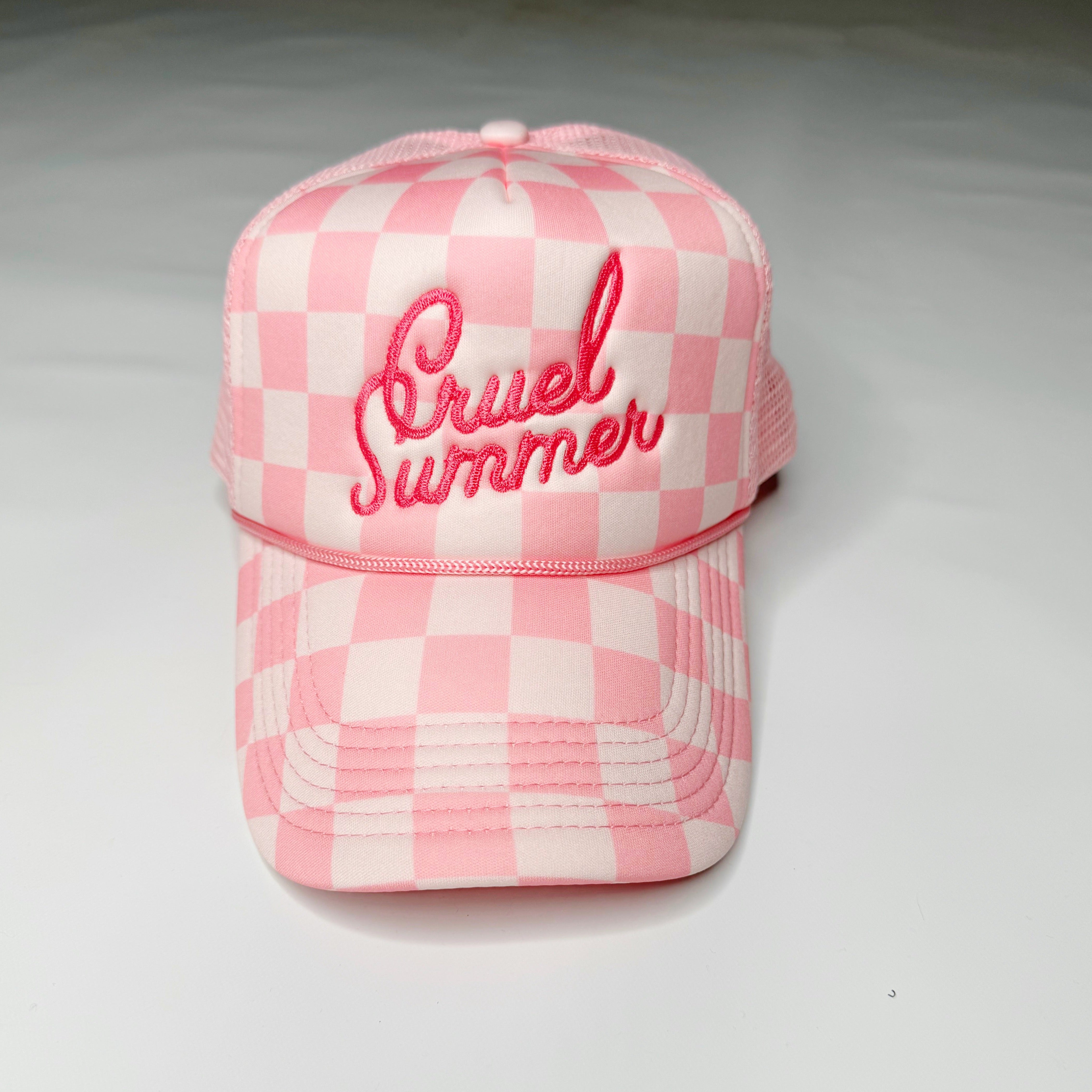 Checkered Cruel Summer Trucker Hat