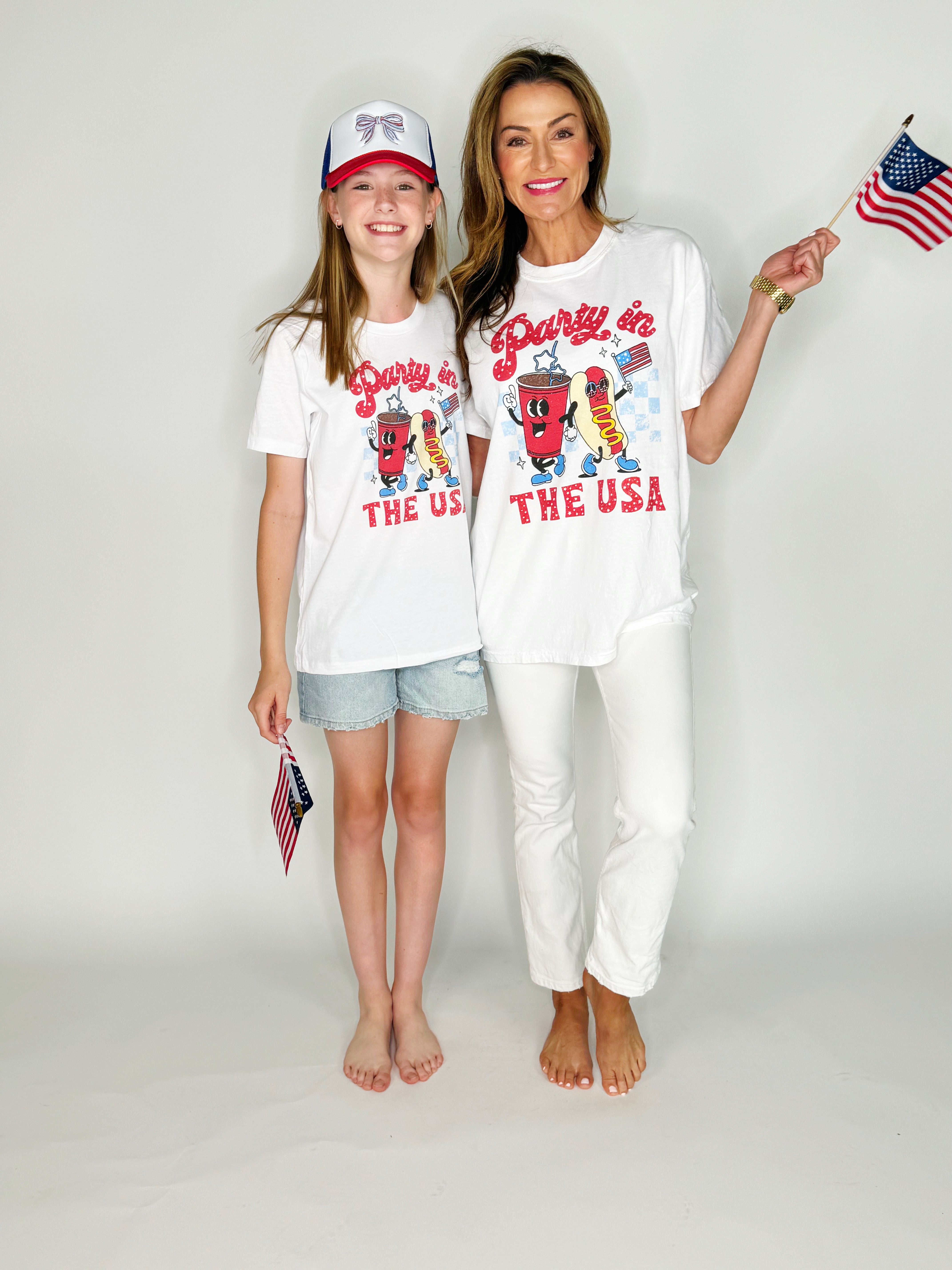 Party in the USA Youth and Adult Tee