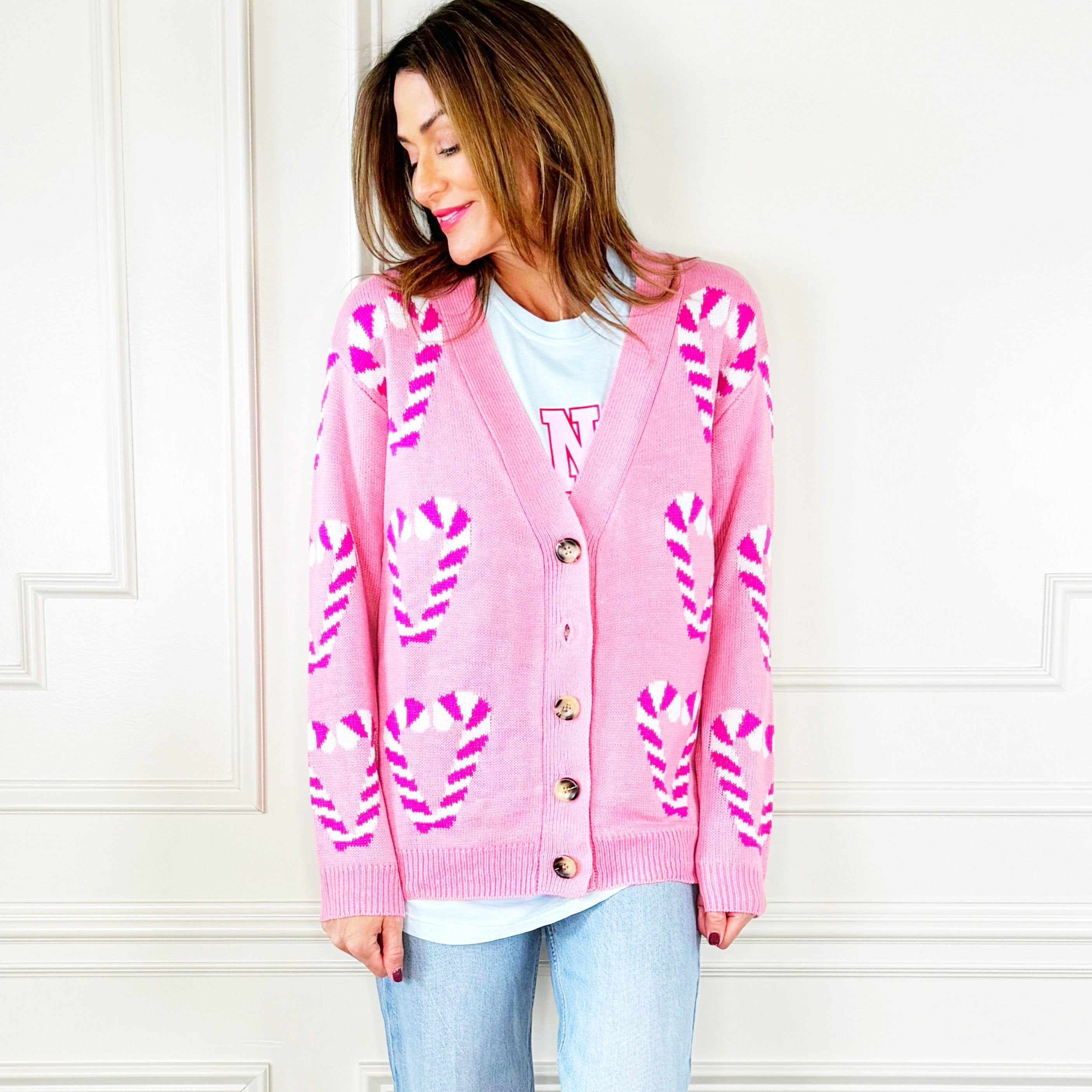 Candy Canes Cardigan