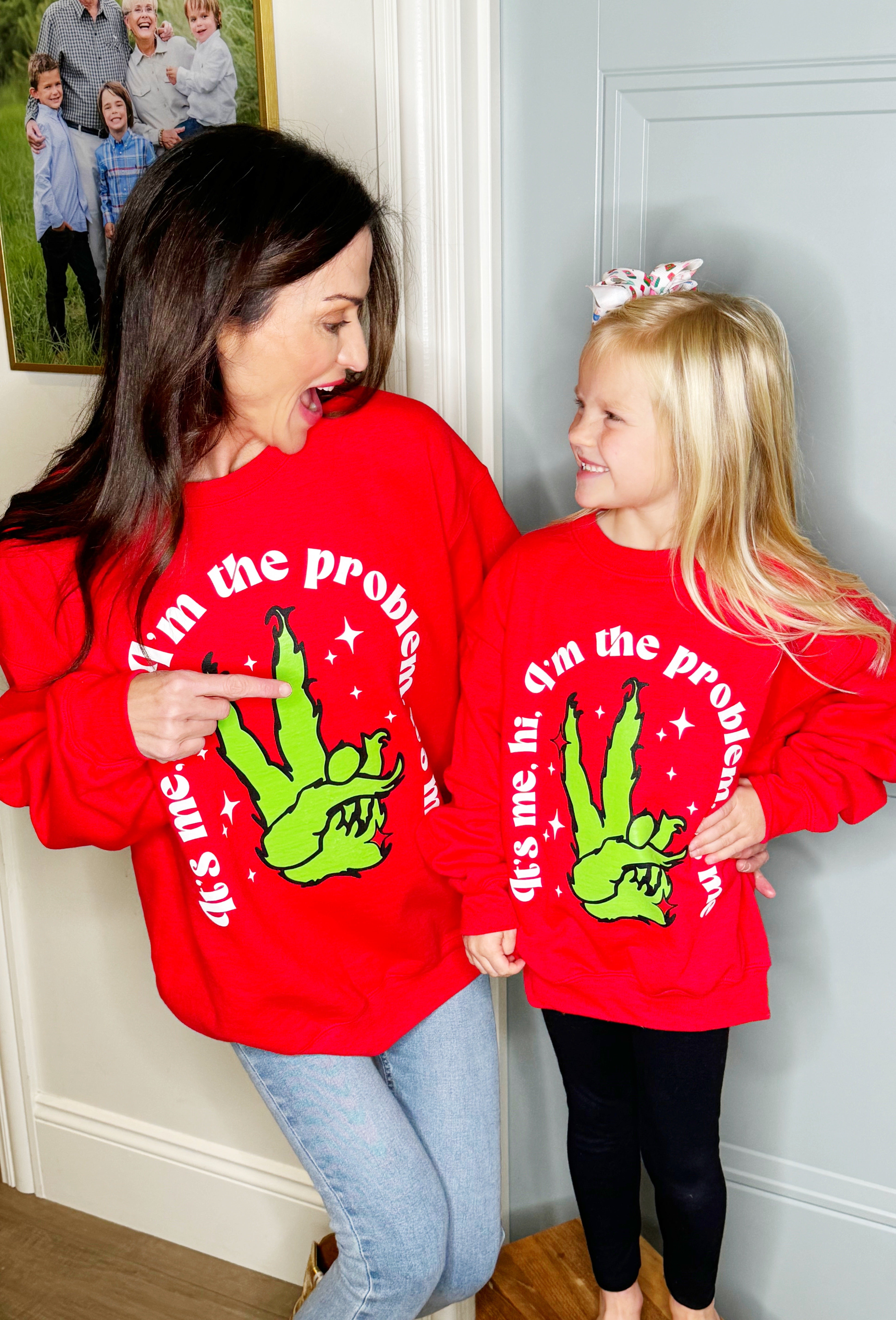 I'm the Problem Grinch Youth & Adult Sweatshirt