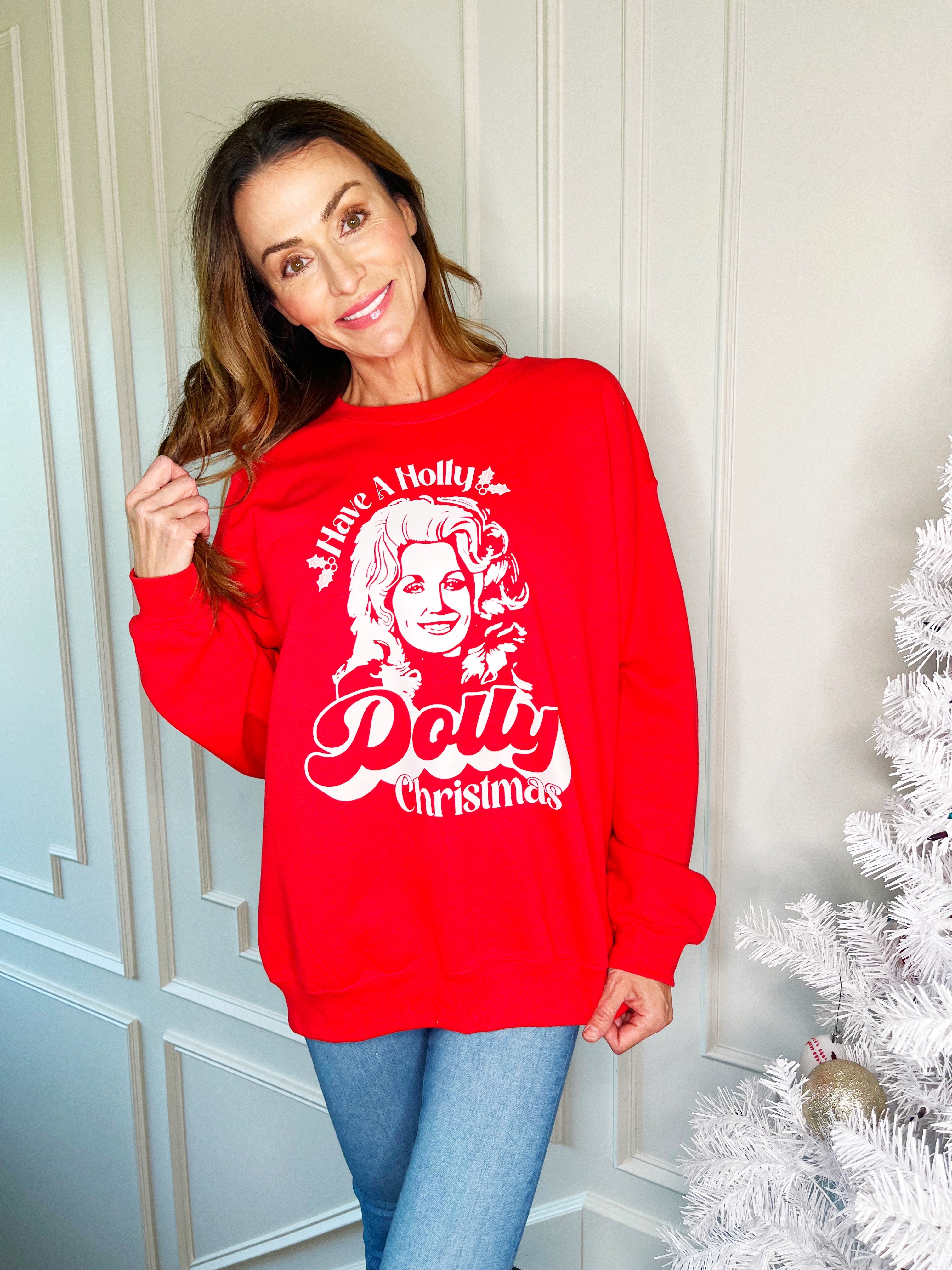 Iconic Dolly Christmas Sweatshirt