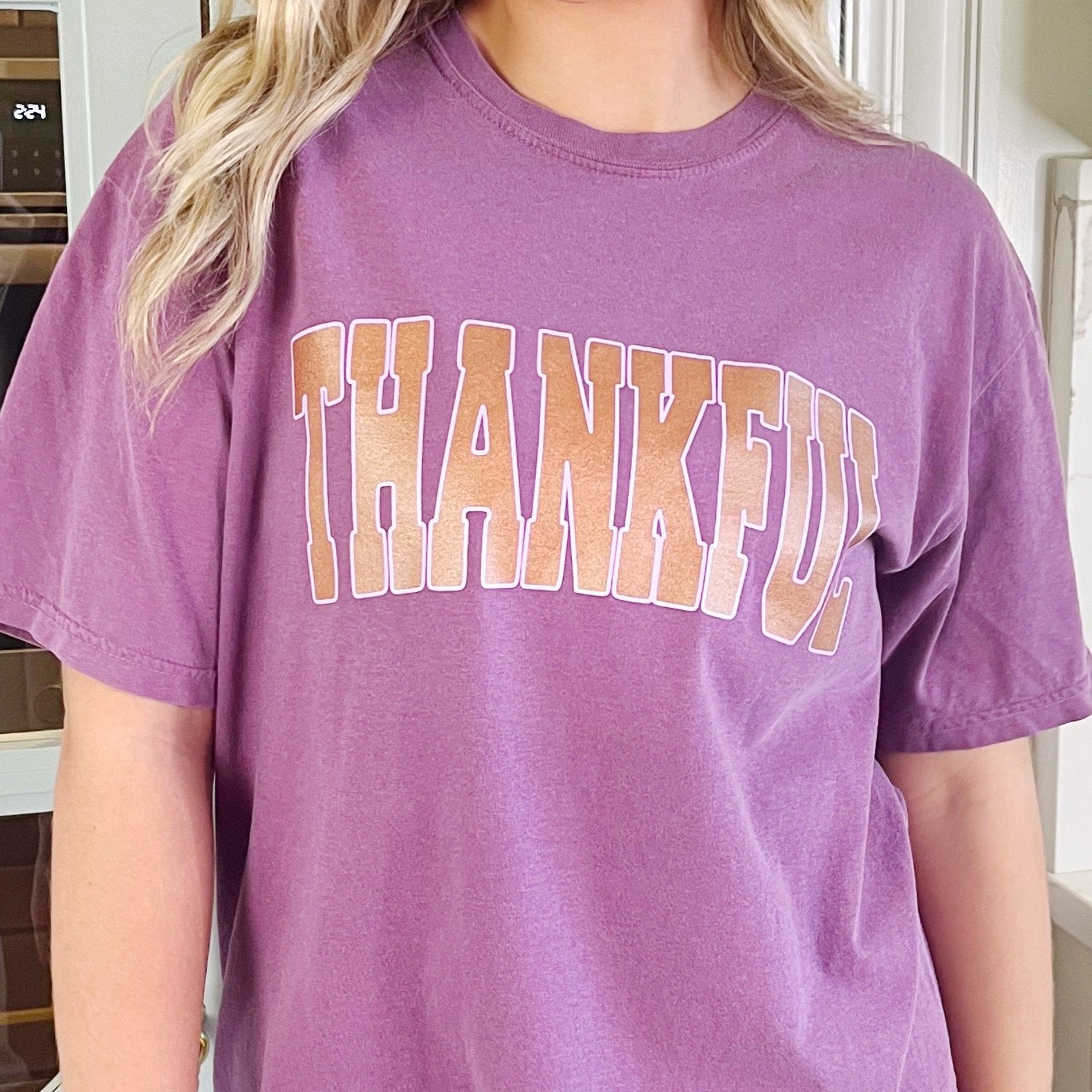 Thankful Copper Shimmer Youth & Adult Tee